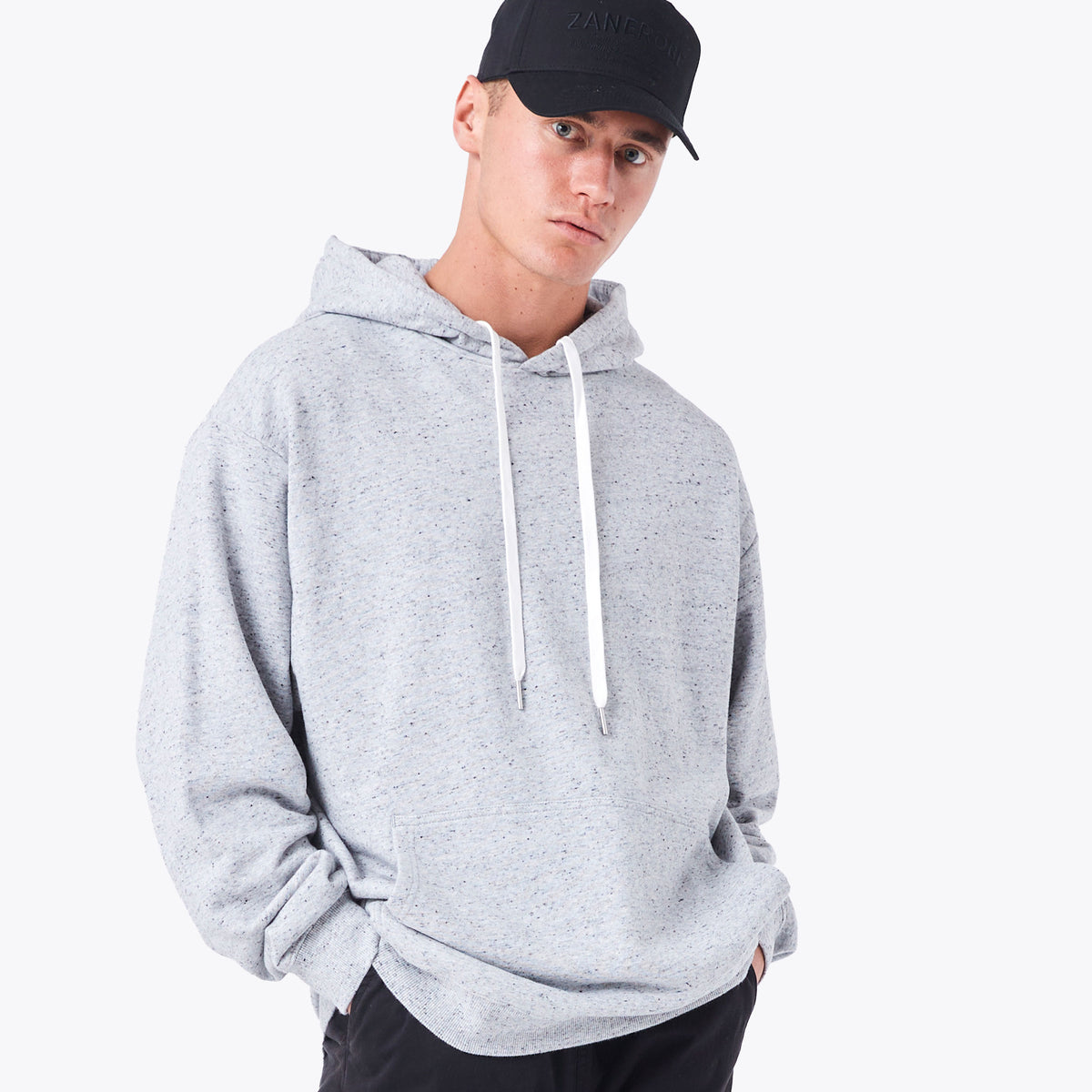 Orgo Hood Sweat Space Grey Nep