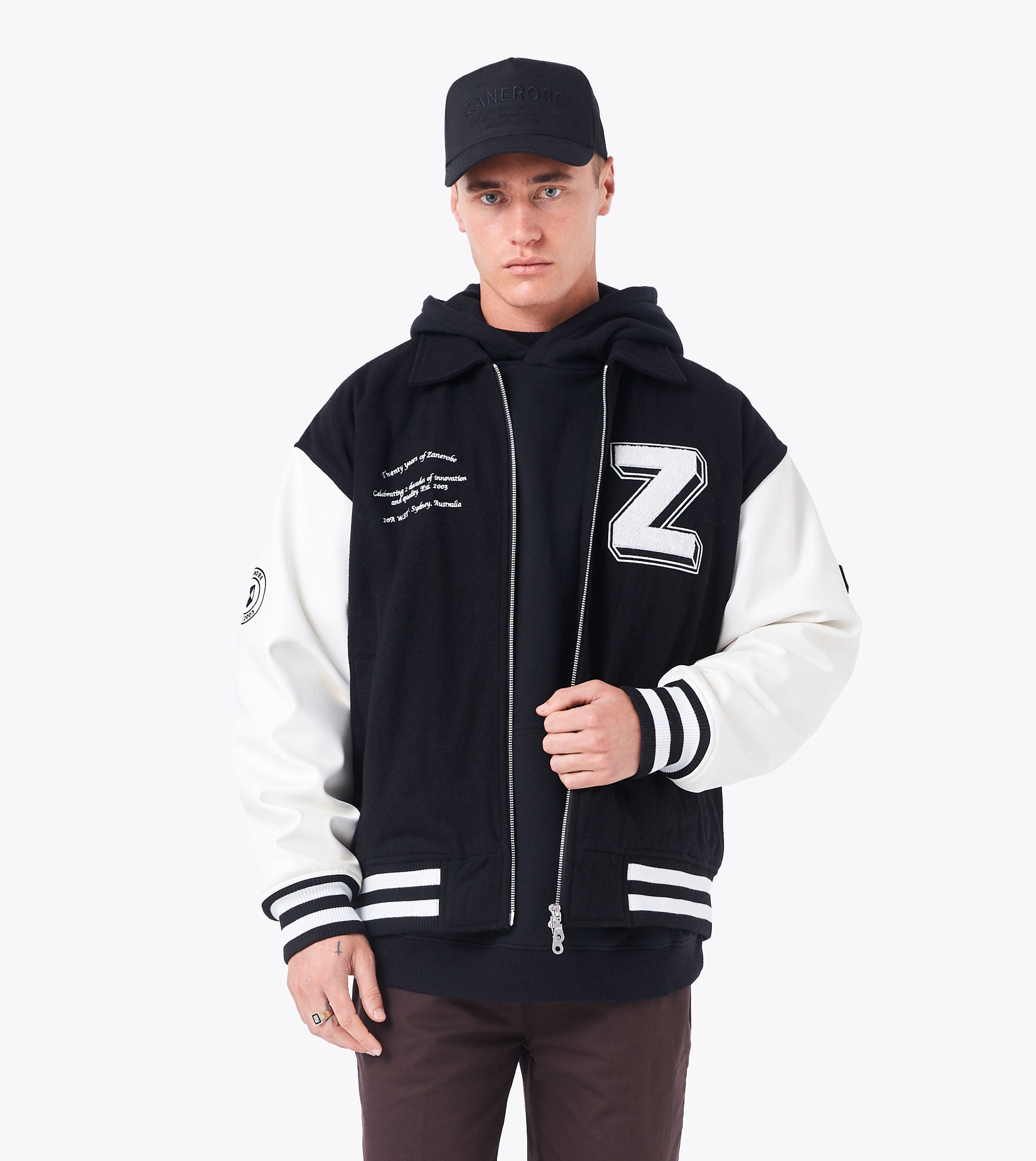 Vegan letterman clearance jacket