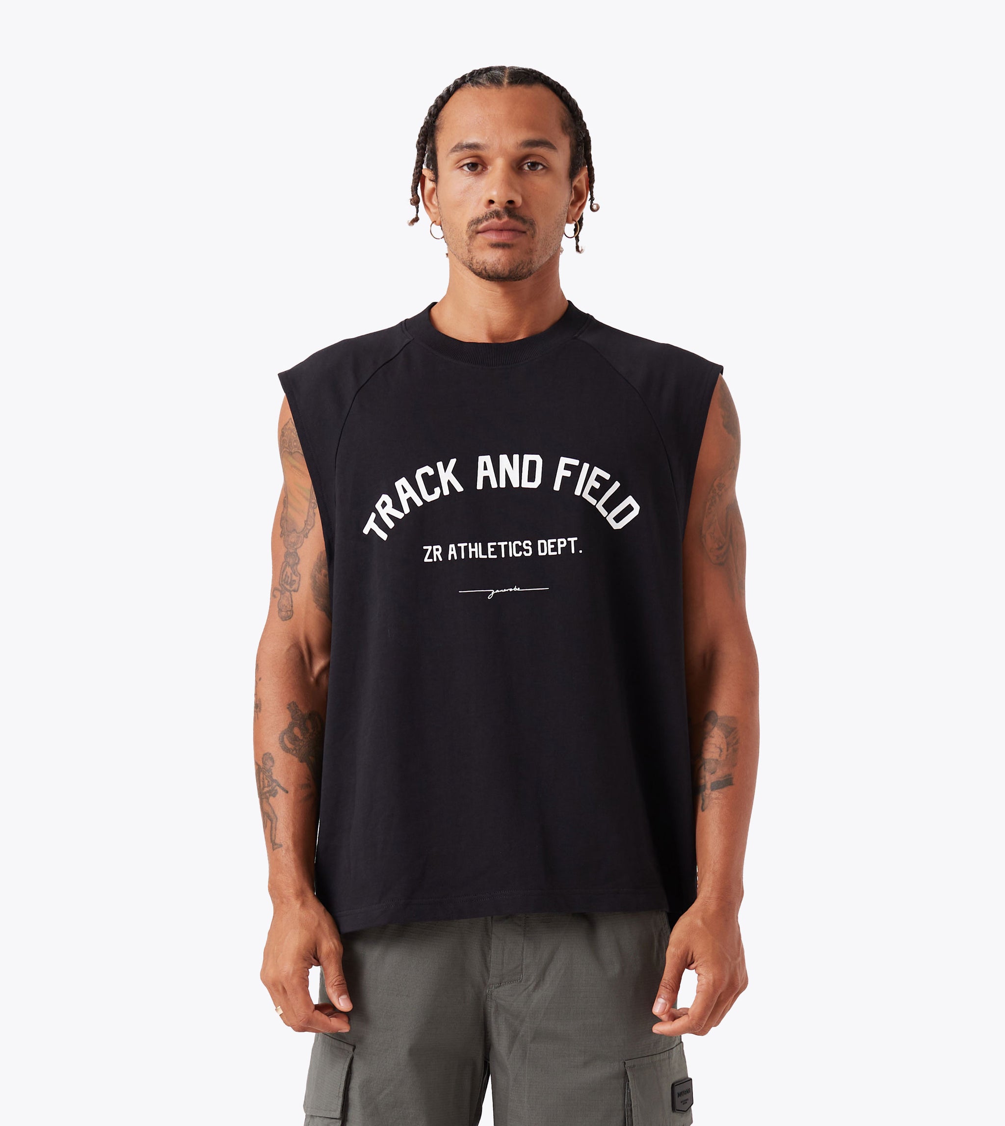 ENFÖLD PEジョーゼット アシンメタックTANK TOP