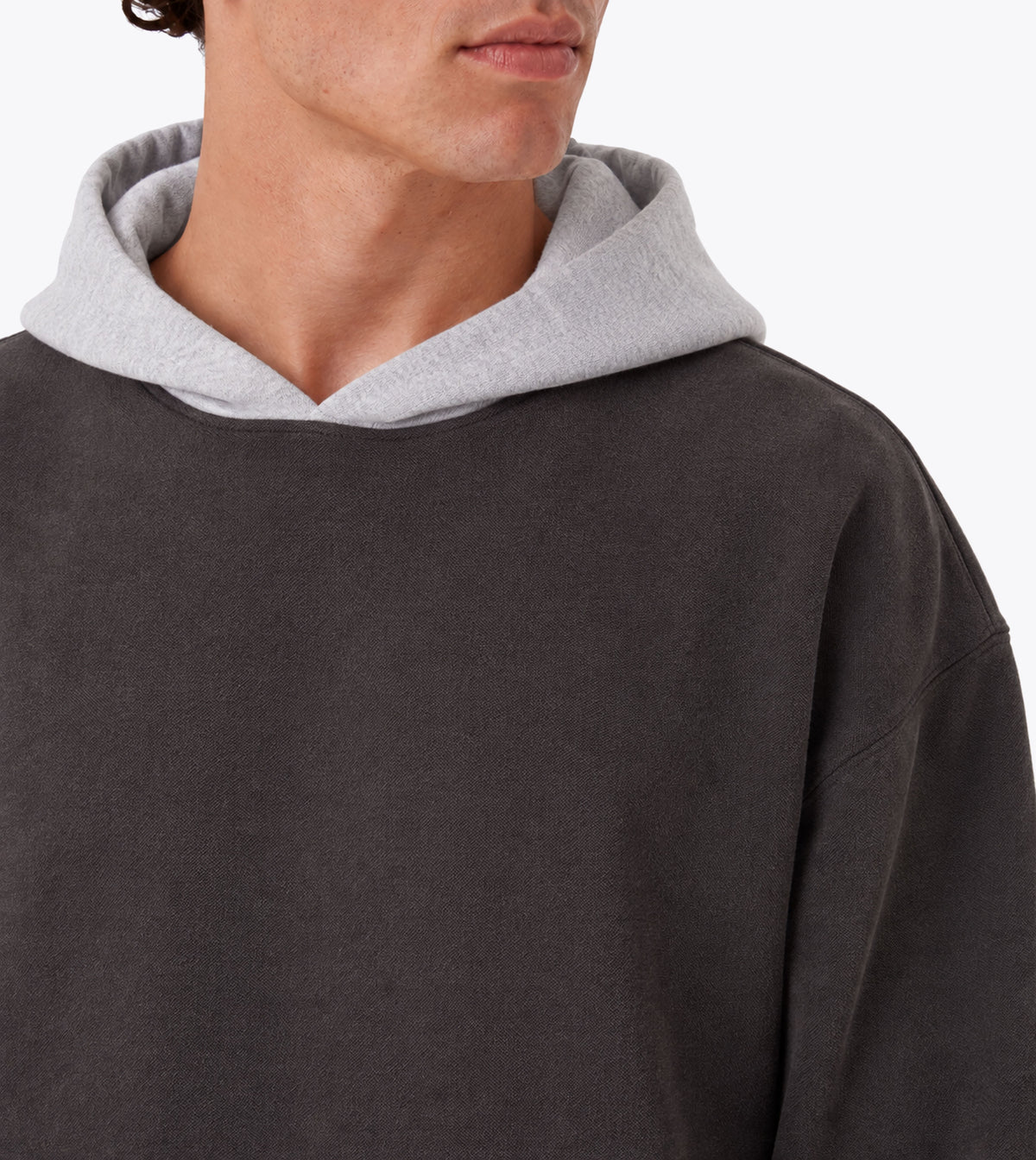 Box Crop Hood Charcoal Grey Marle - Coming Soon