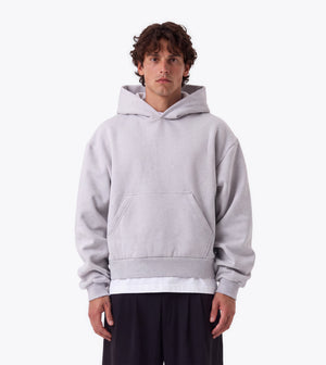 Box Crop Hood Medium Grey Marle