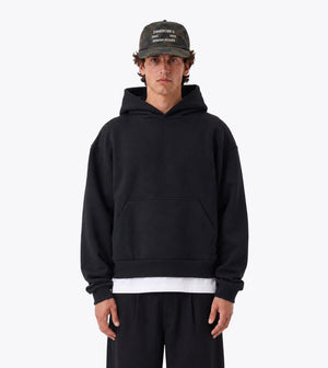 Box Crop Hood True Black - Coming Soon