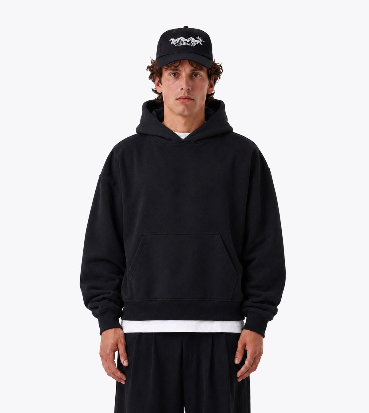 Box Crop Hood True Black - Coming Soon