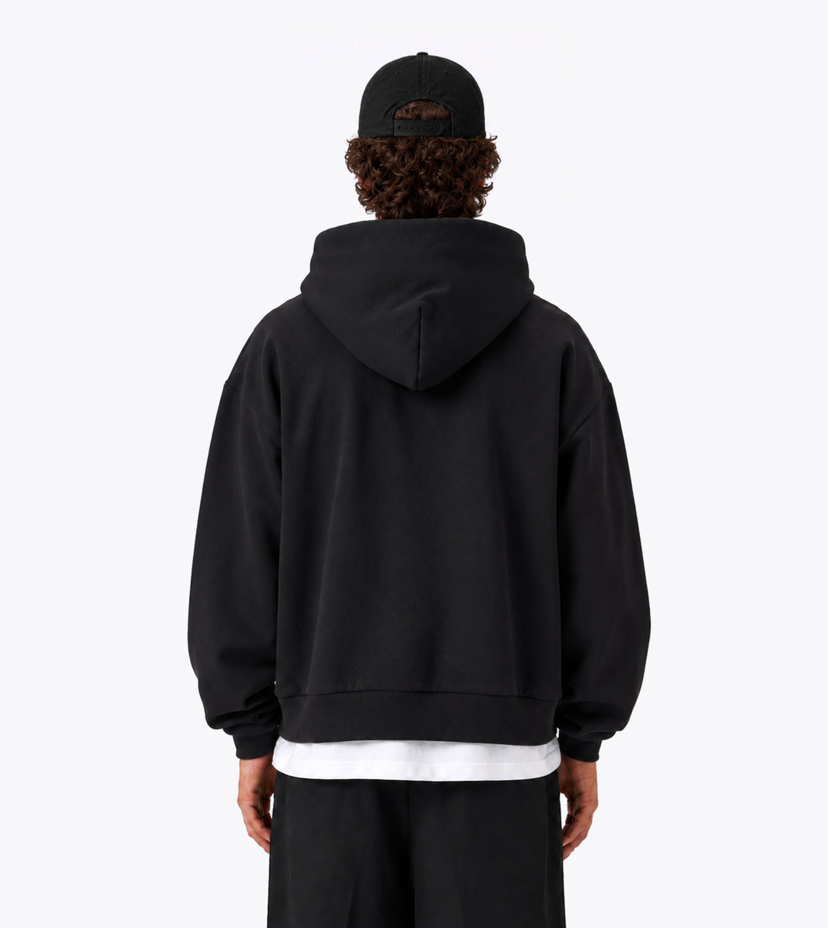Box Crop Hood True Black - Coming Soon