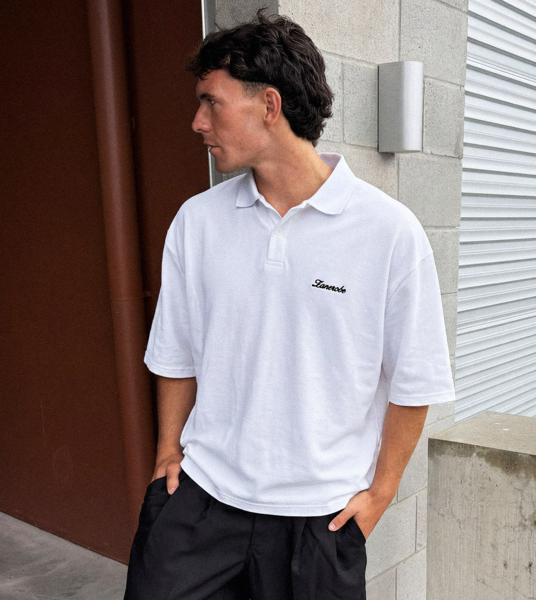 Box Crop Polo White - Coming Soon