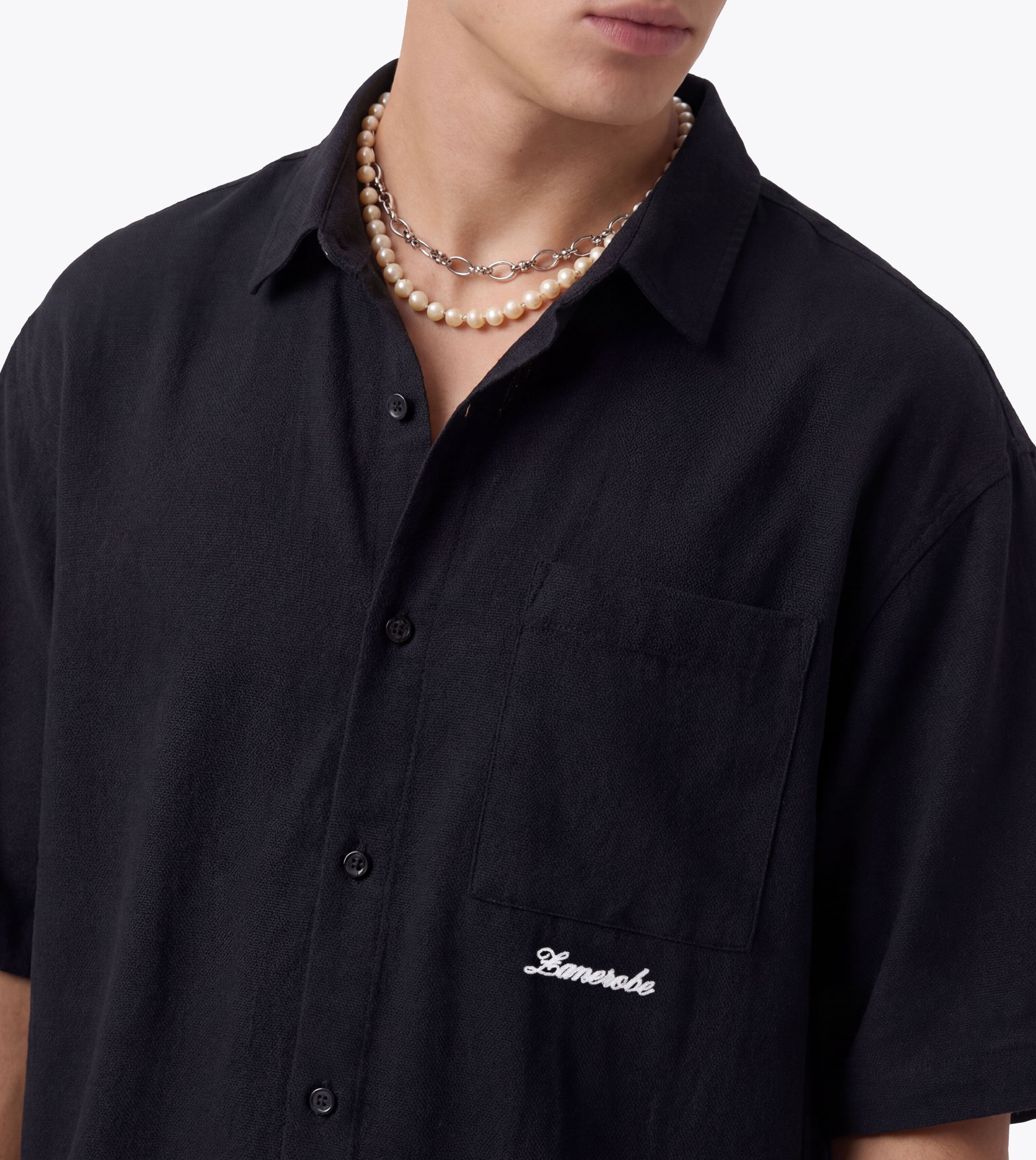 Box Crop Shirt Black - Coming Soon