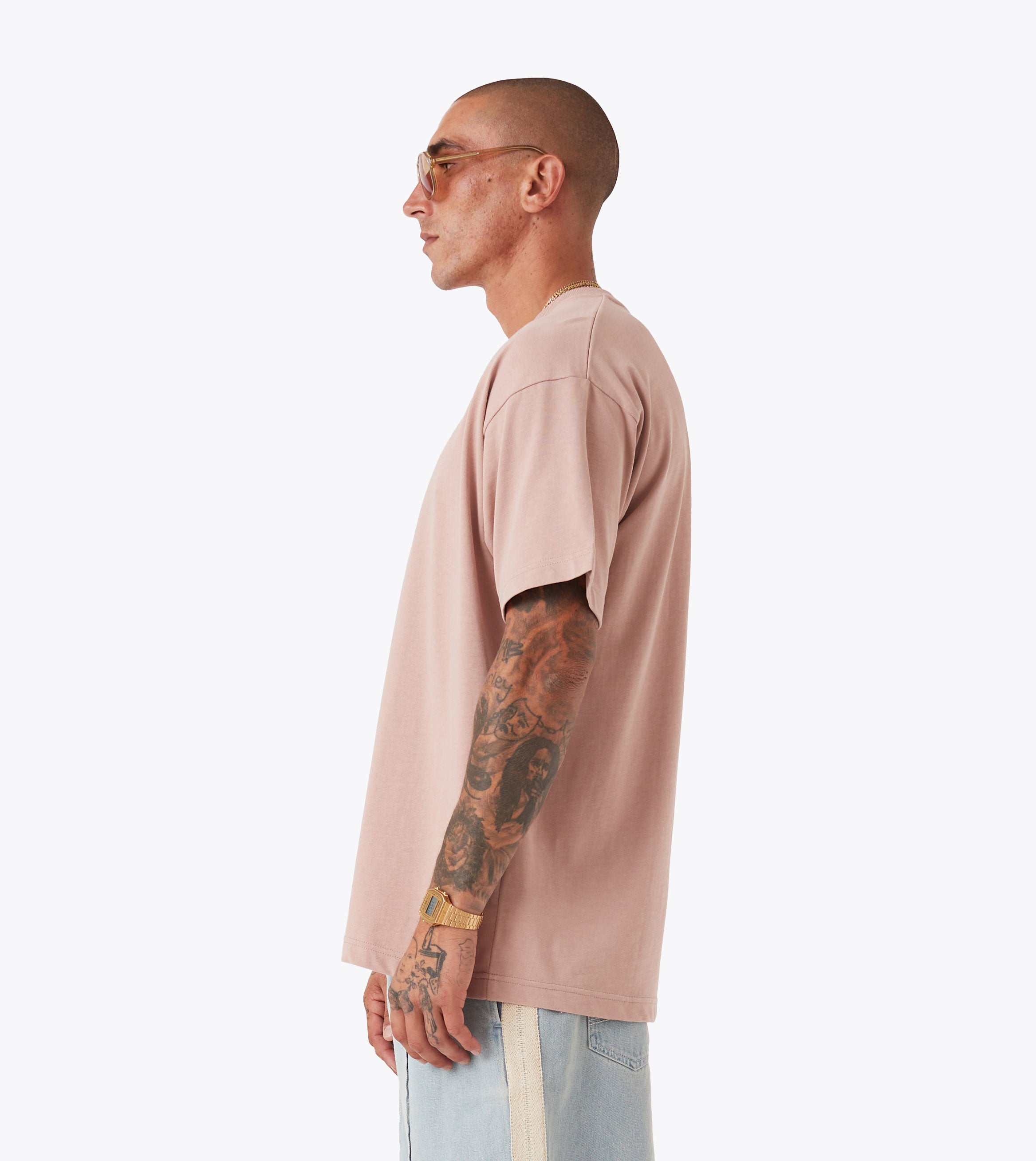 Box Tee Dusty Pink
