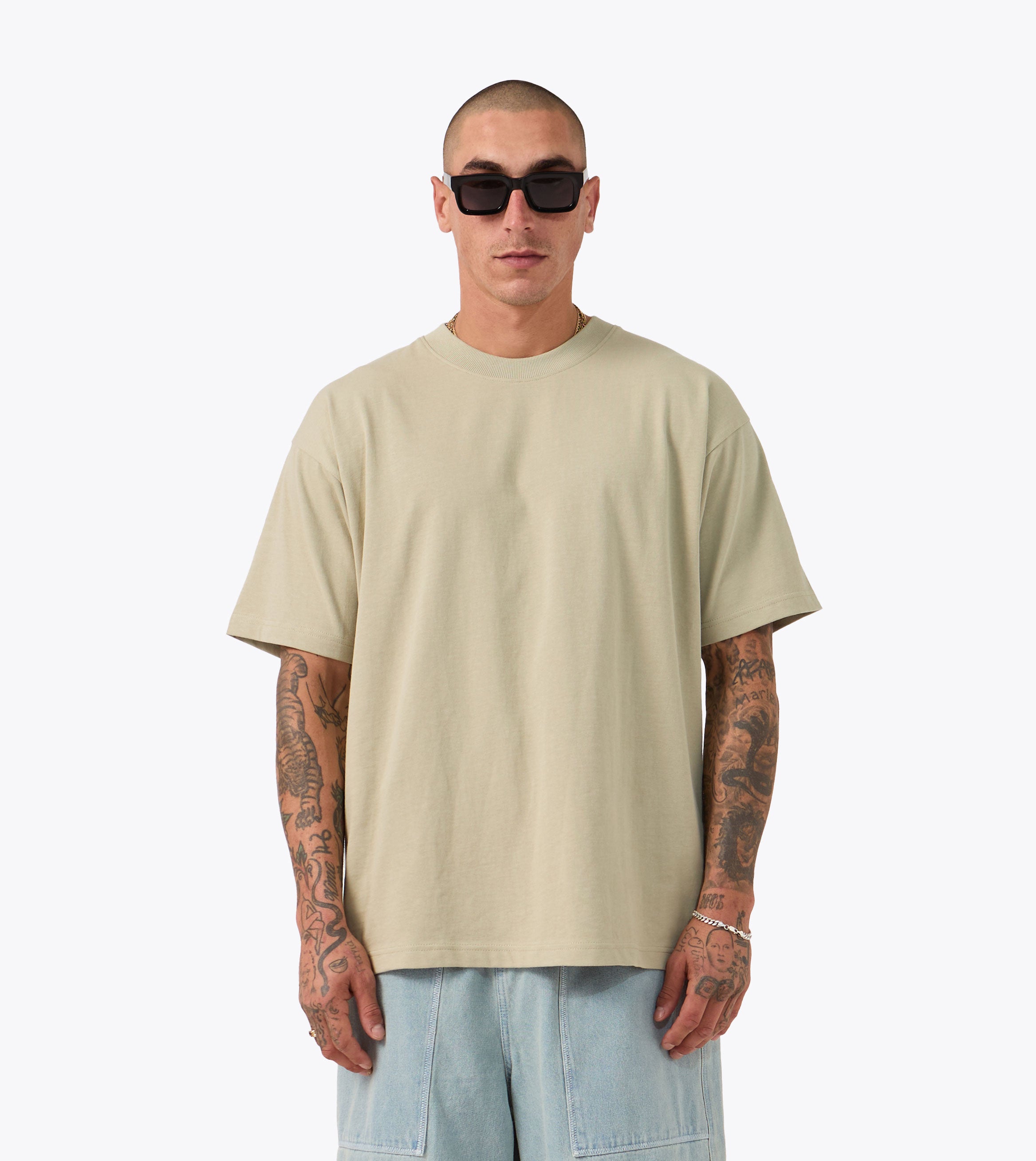 Box Tee Sage