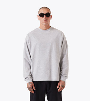 Box ++ LS Tee Grey Marle