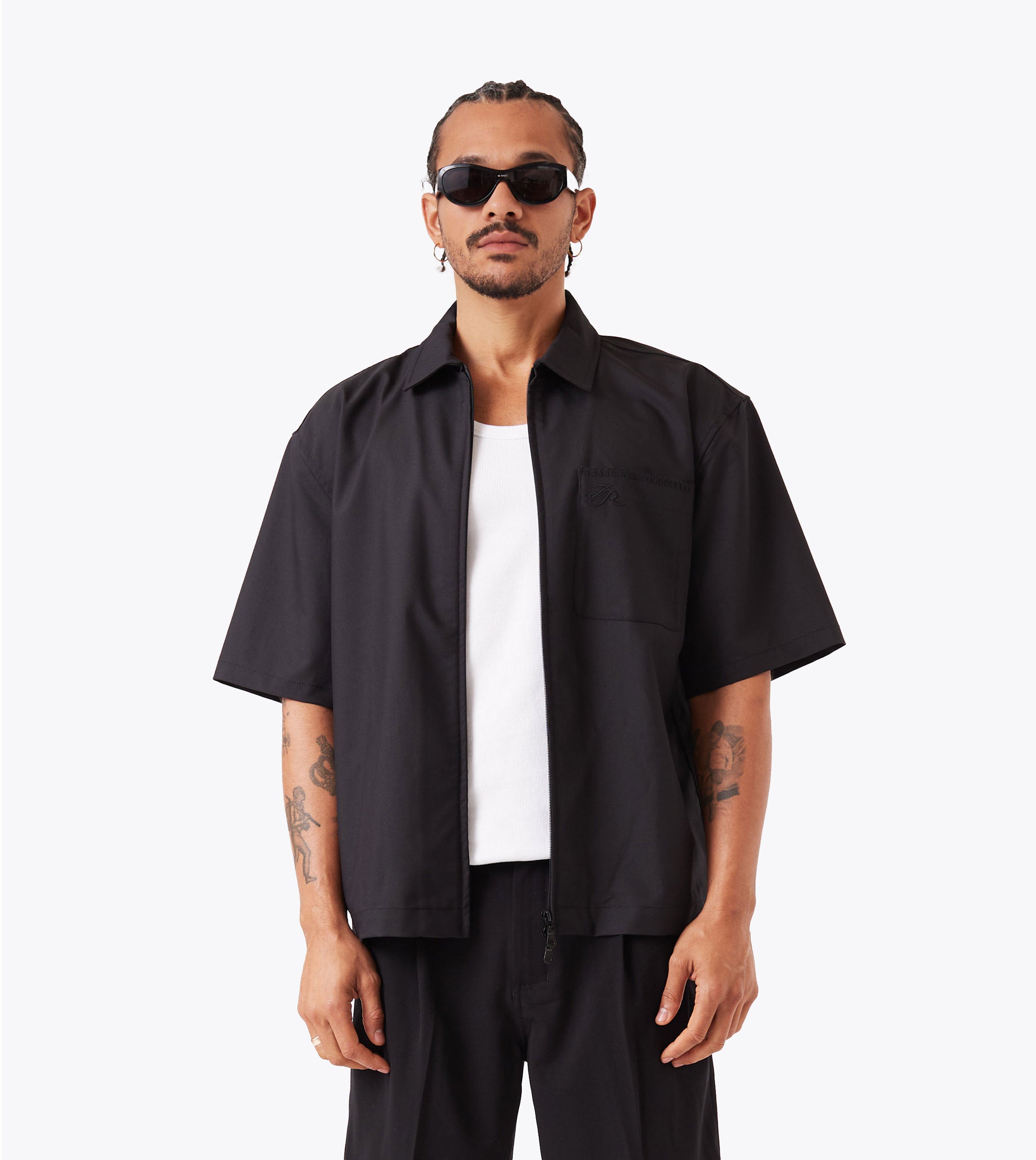 Boxy SS Overshirt 2.0 Black