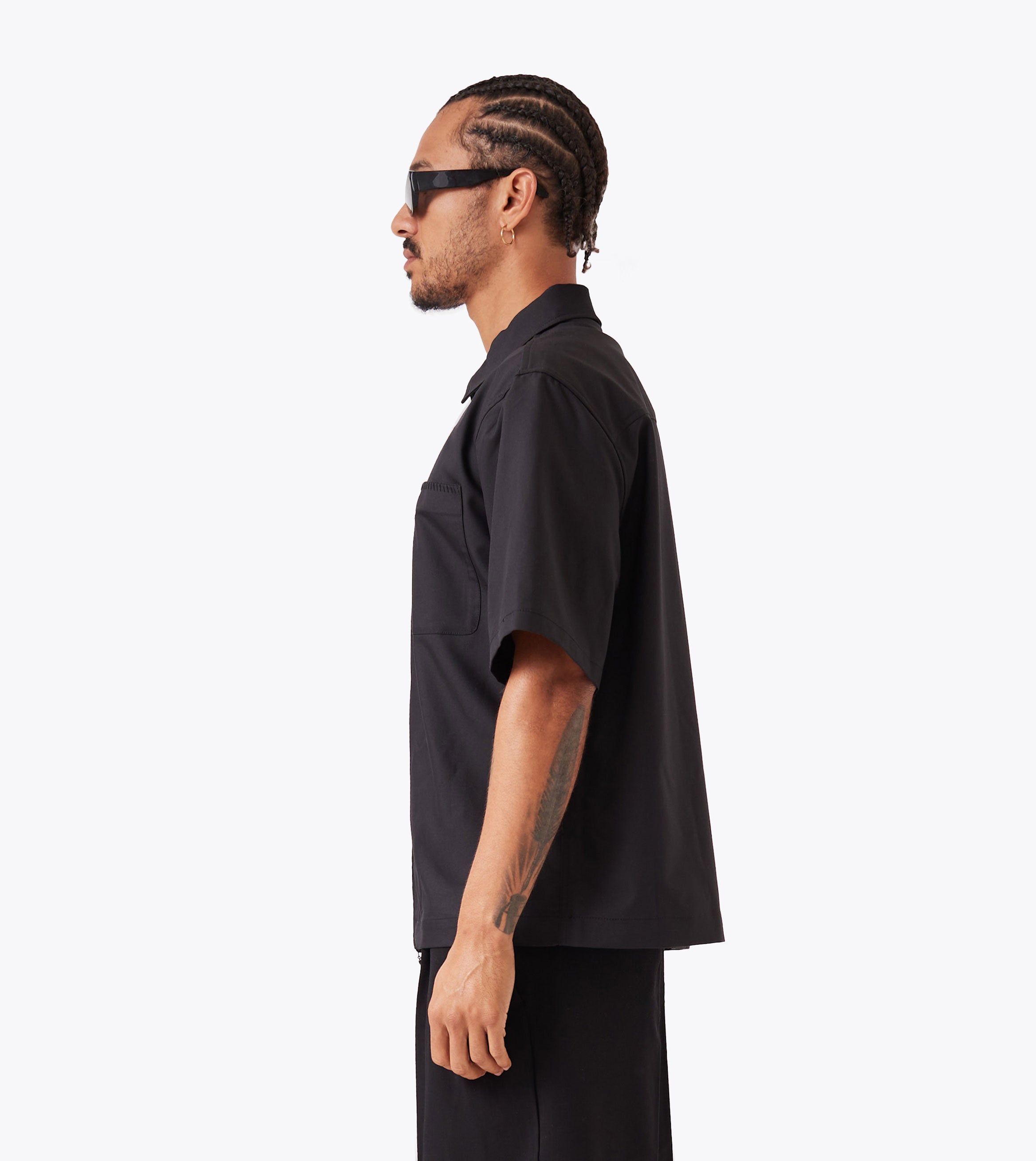Boxy SS Overshirt 2.0 Black