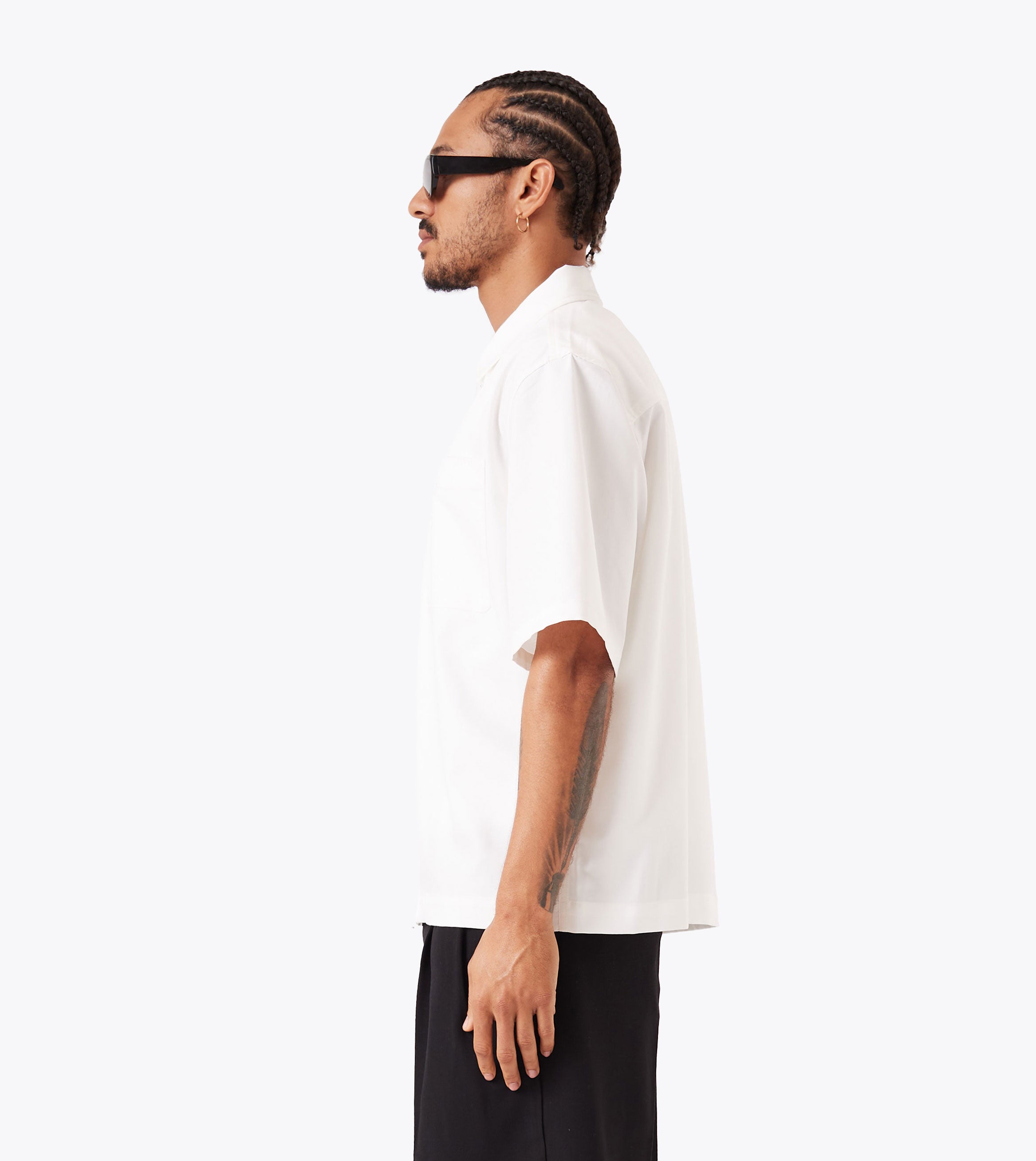 Boxy SS Overshirt 2.0 Vintage White