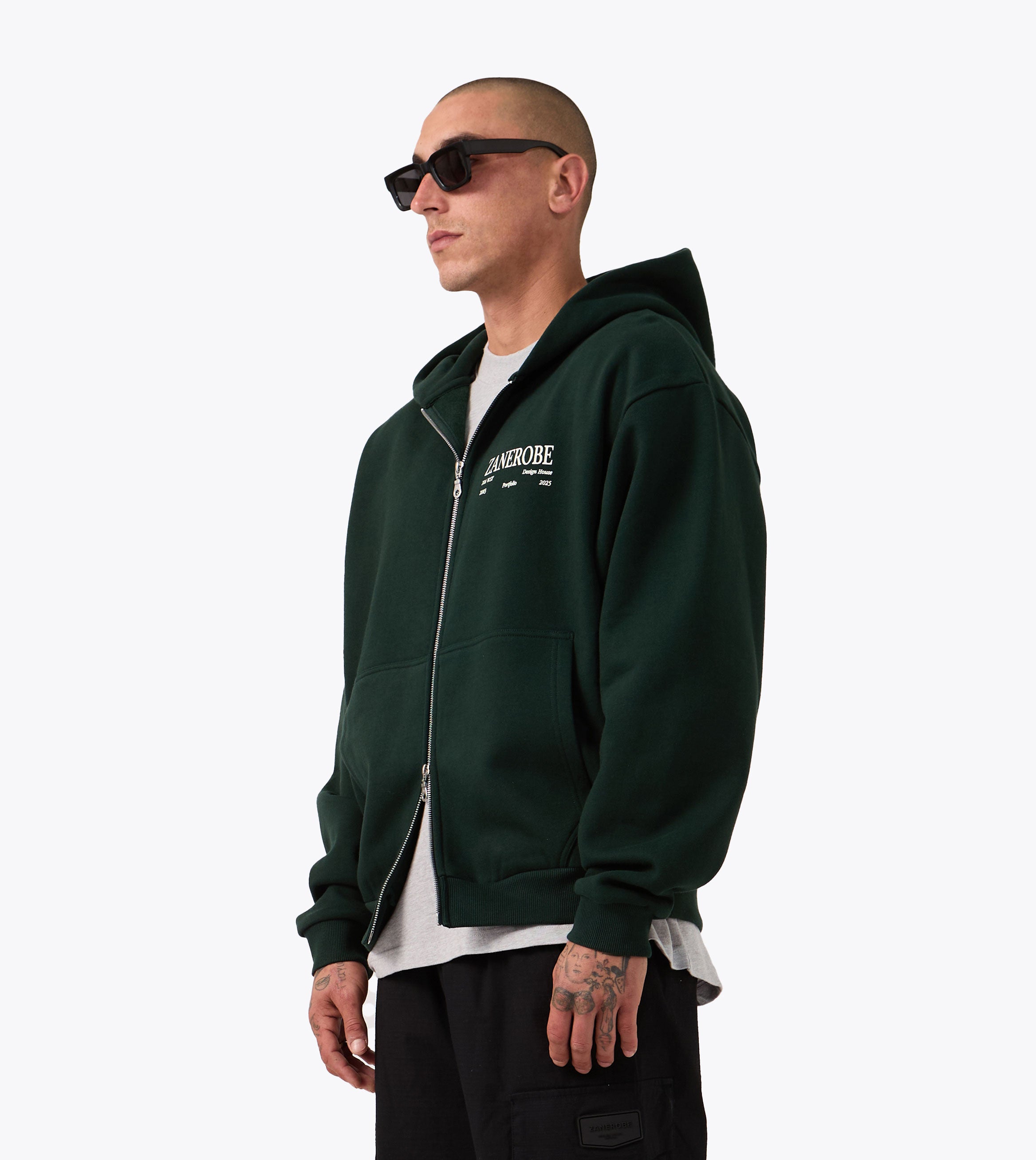 Ceramic Box Zip Hood Forest