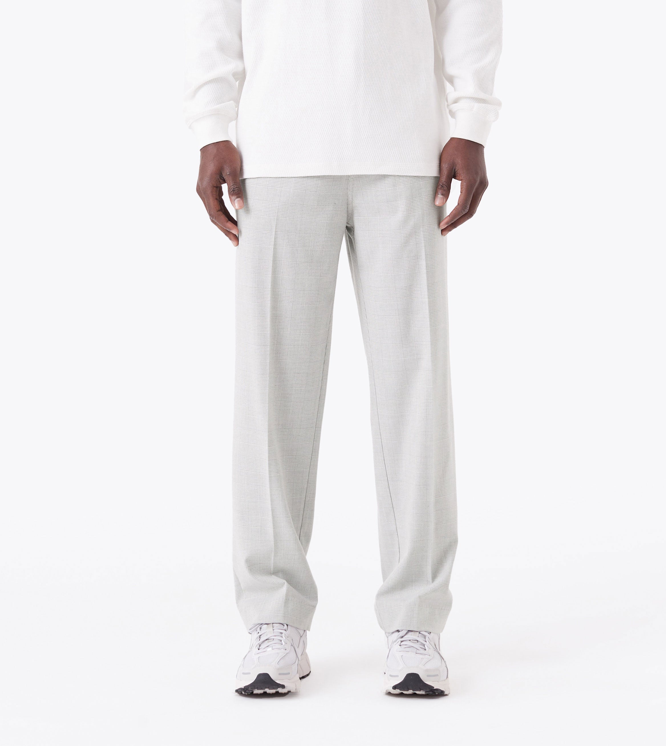 CHECK LEG MEN'S SWEATPANTS