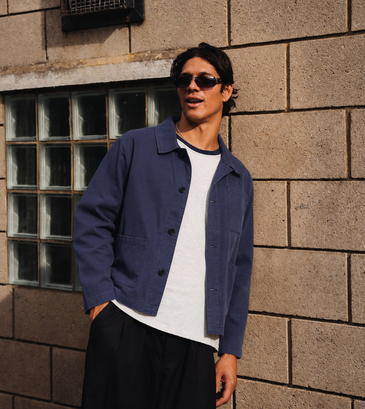 Chore Jacket Vintage Blue