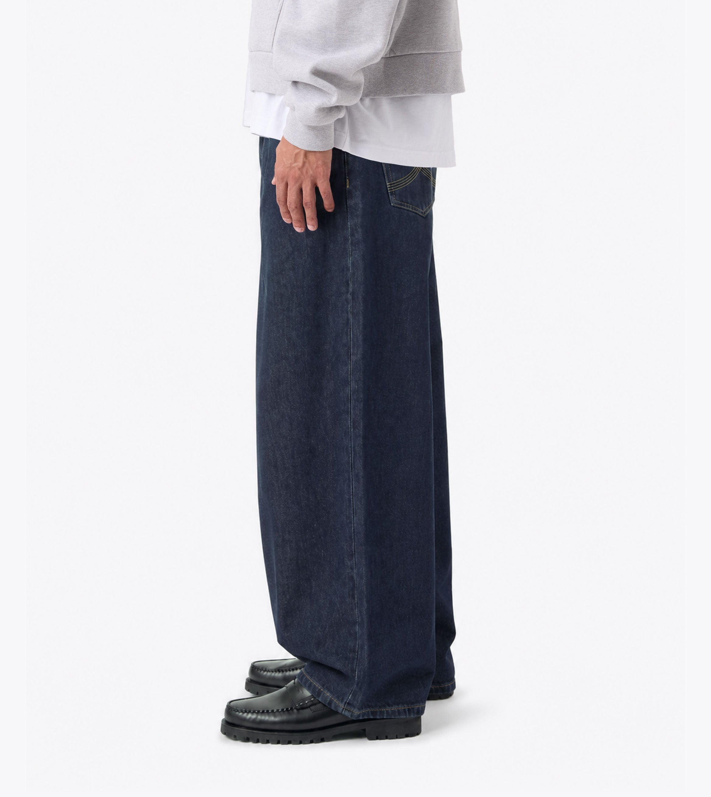 Denim Mega Pant Raw Indigo