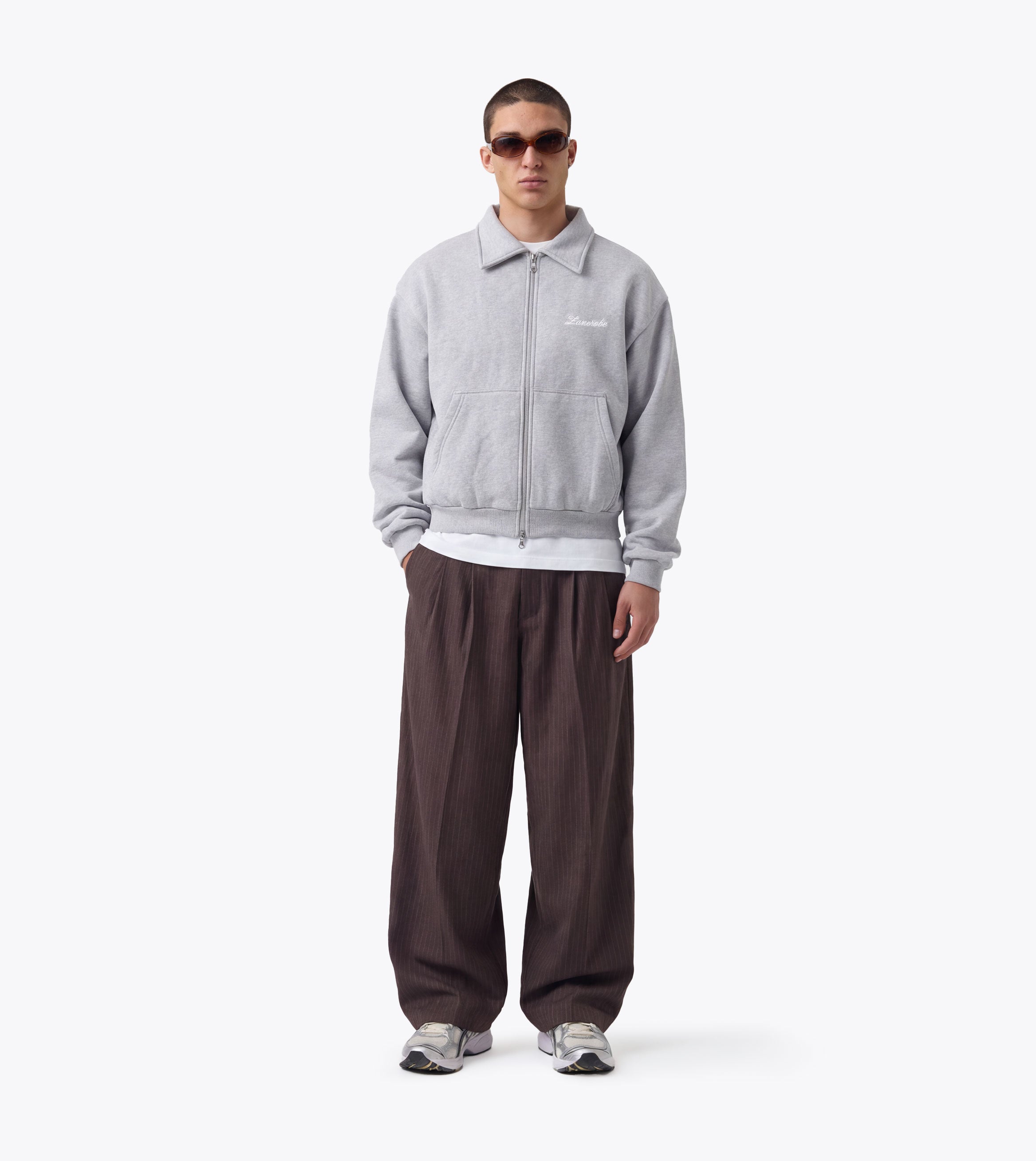 Fleece Bomber Grey Marle - Coming Soon