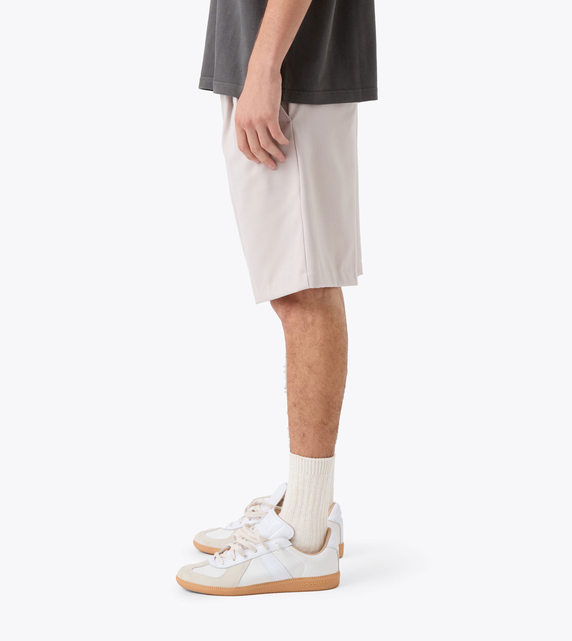 Twill Flow Short Ecru