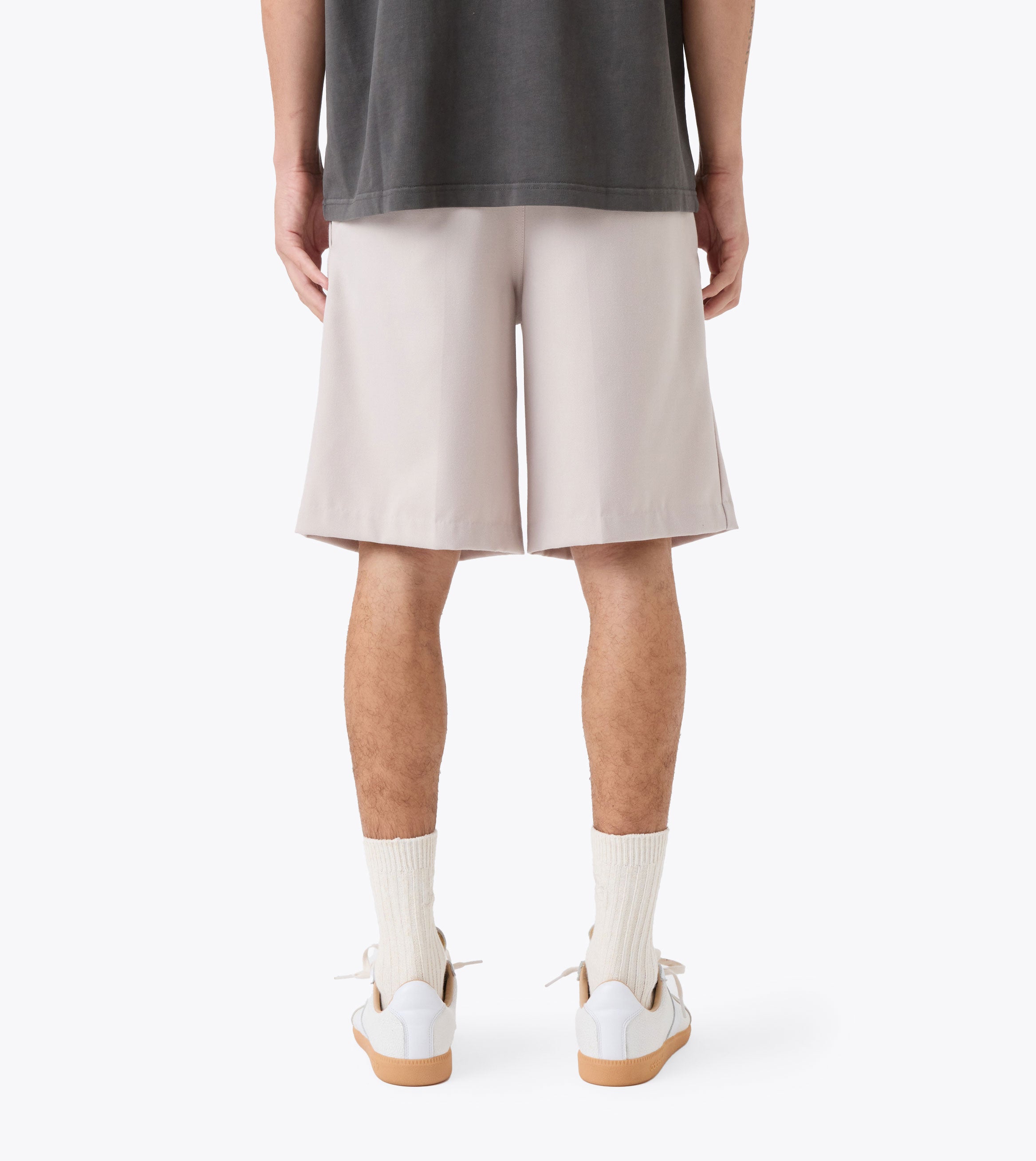 Twill Flow Short Ecru