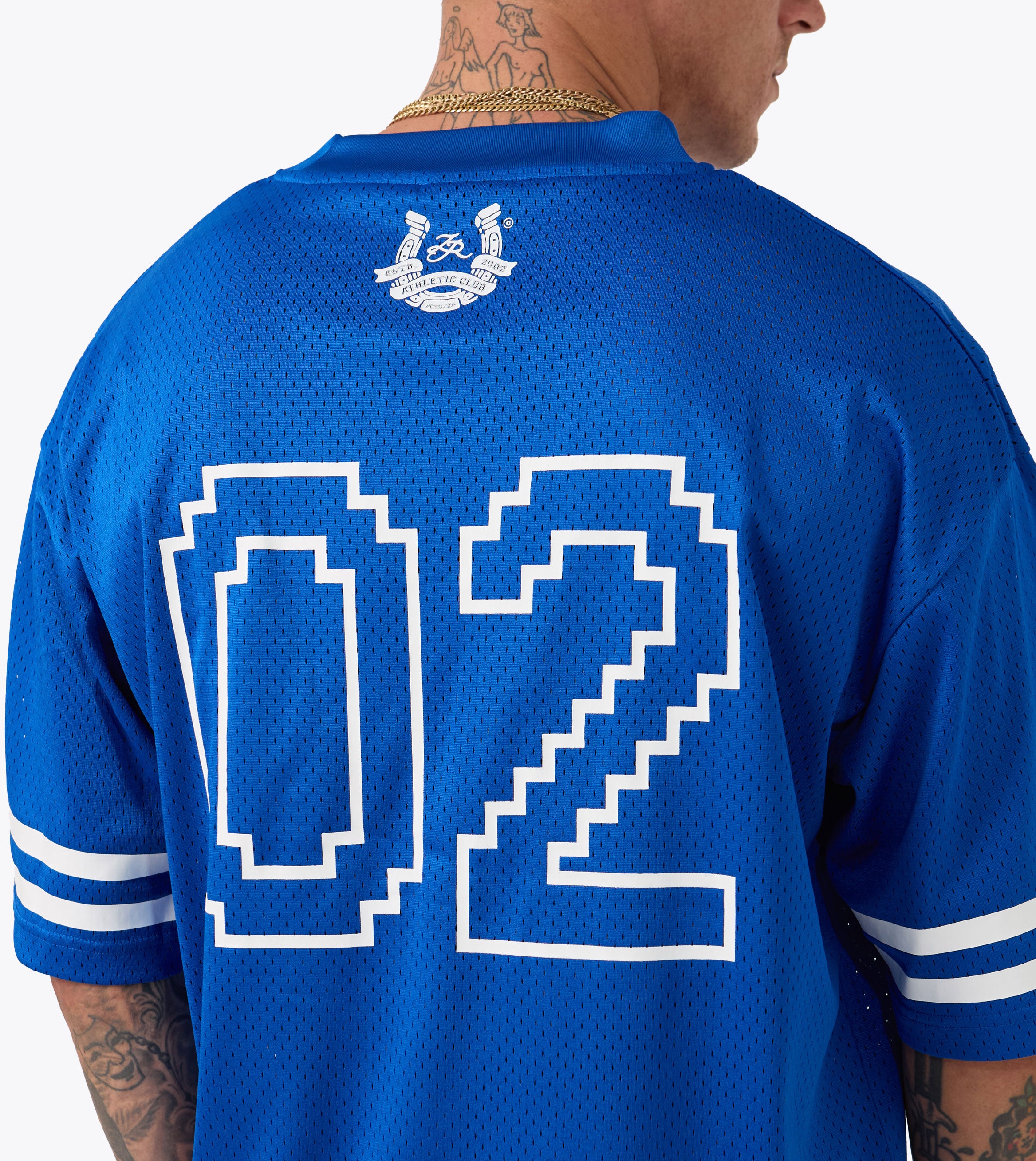 Heritage Mesh Flow Tee Cobalt Blue