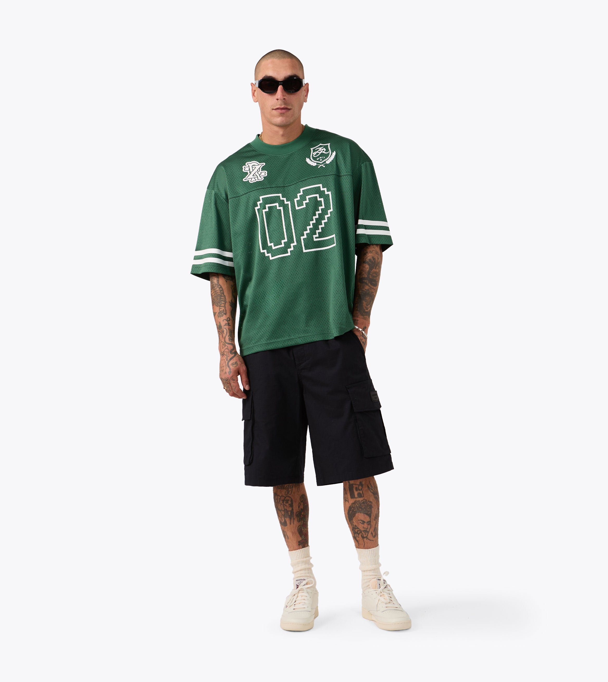 Heritage Mesh Flow Tee Forest