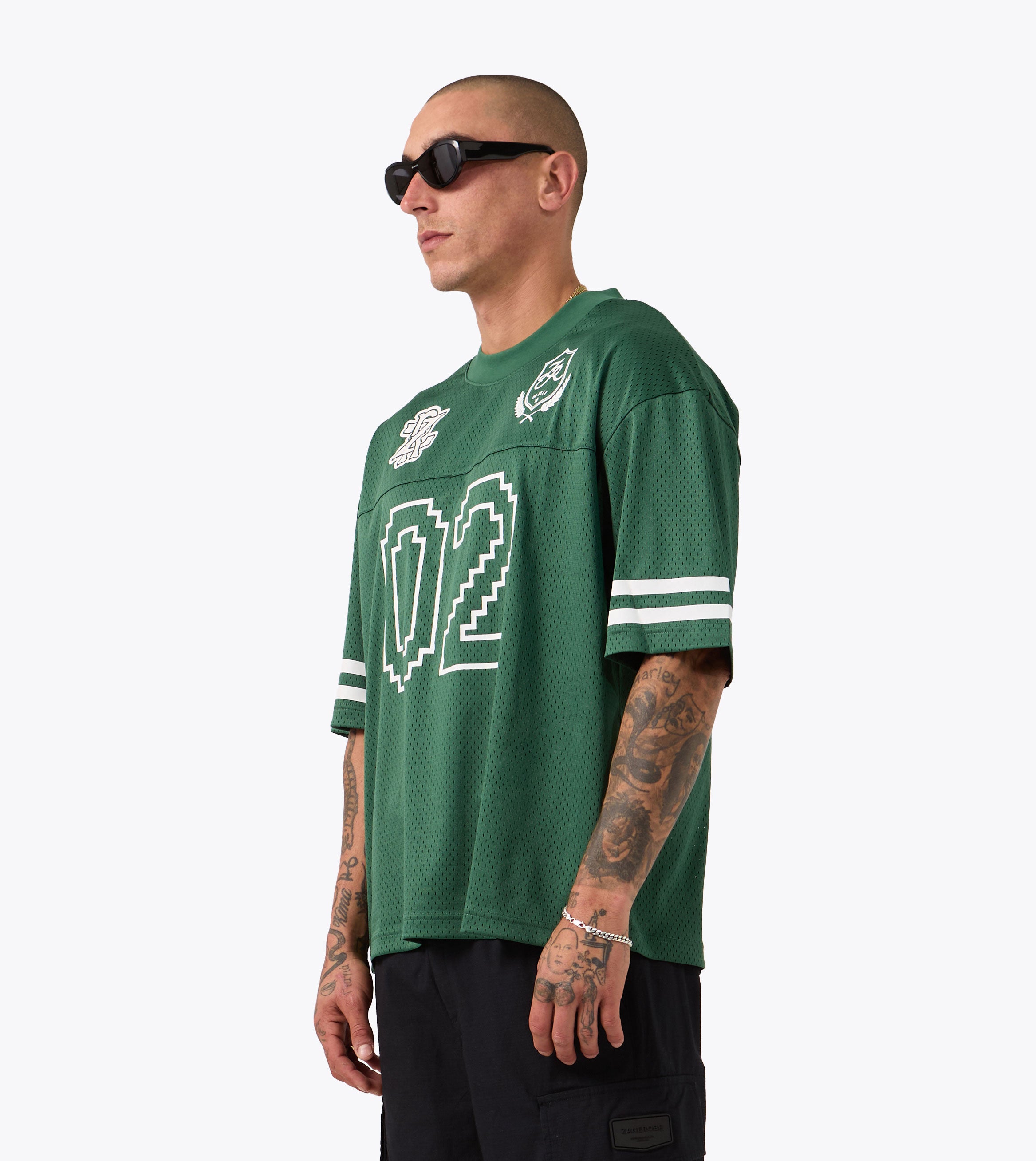 Heritage Mesh Flow Tee Forest