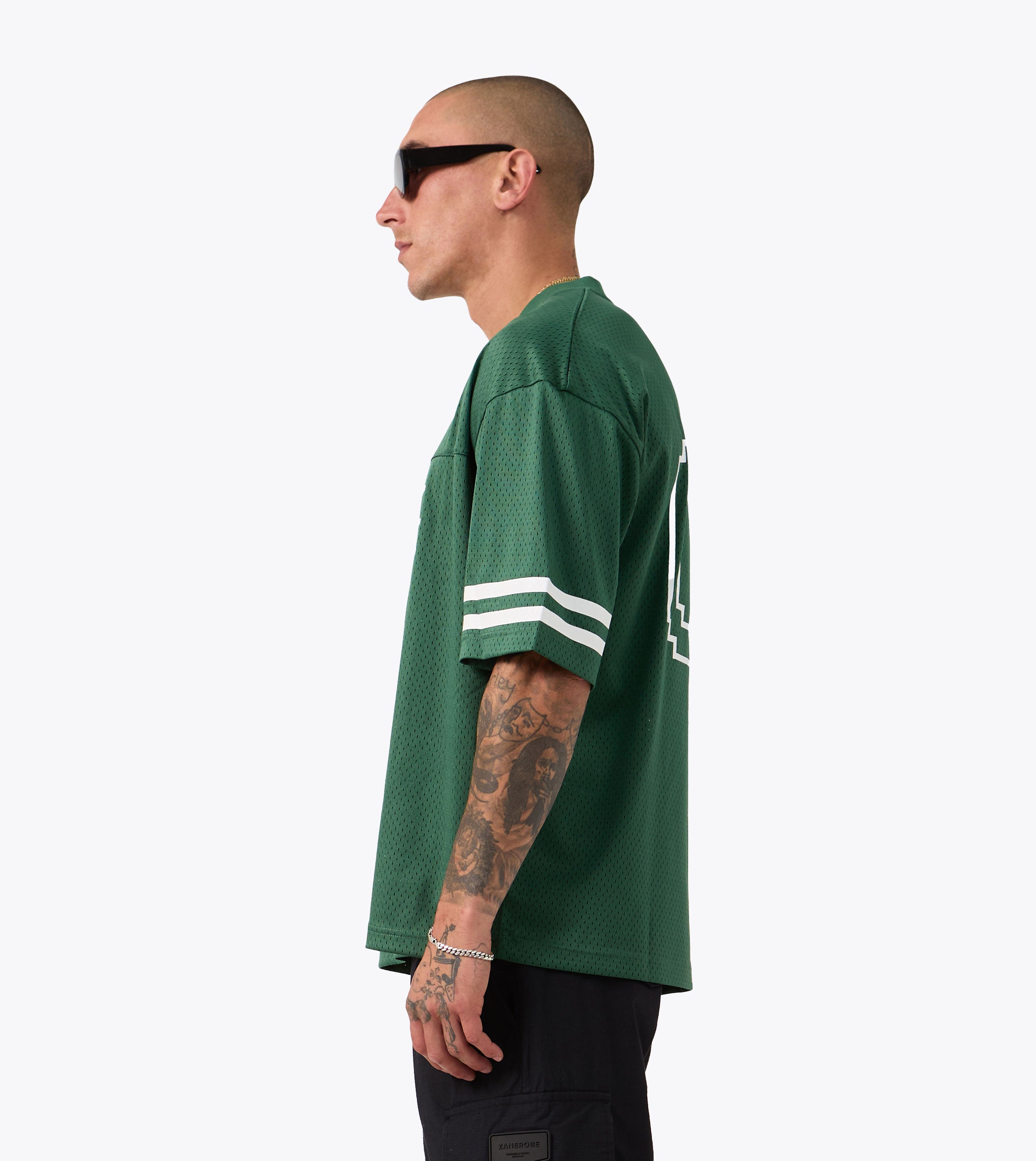 Heritage Mesh Flow Tee Forest