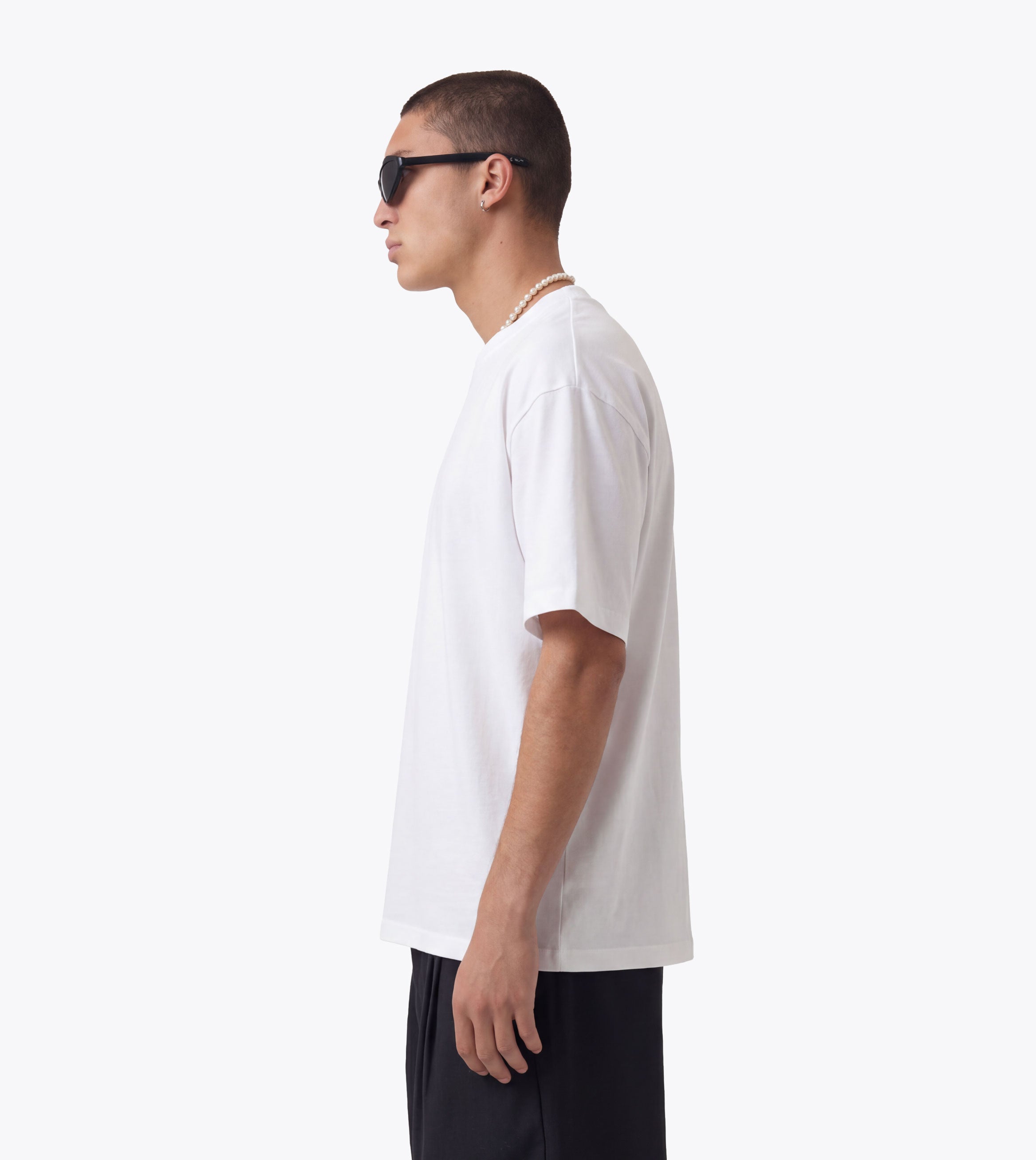In A Rush Flow Tee White