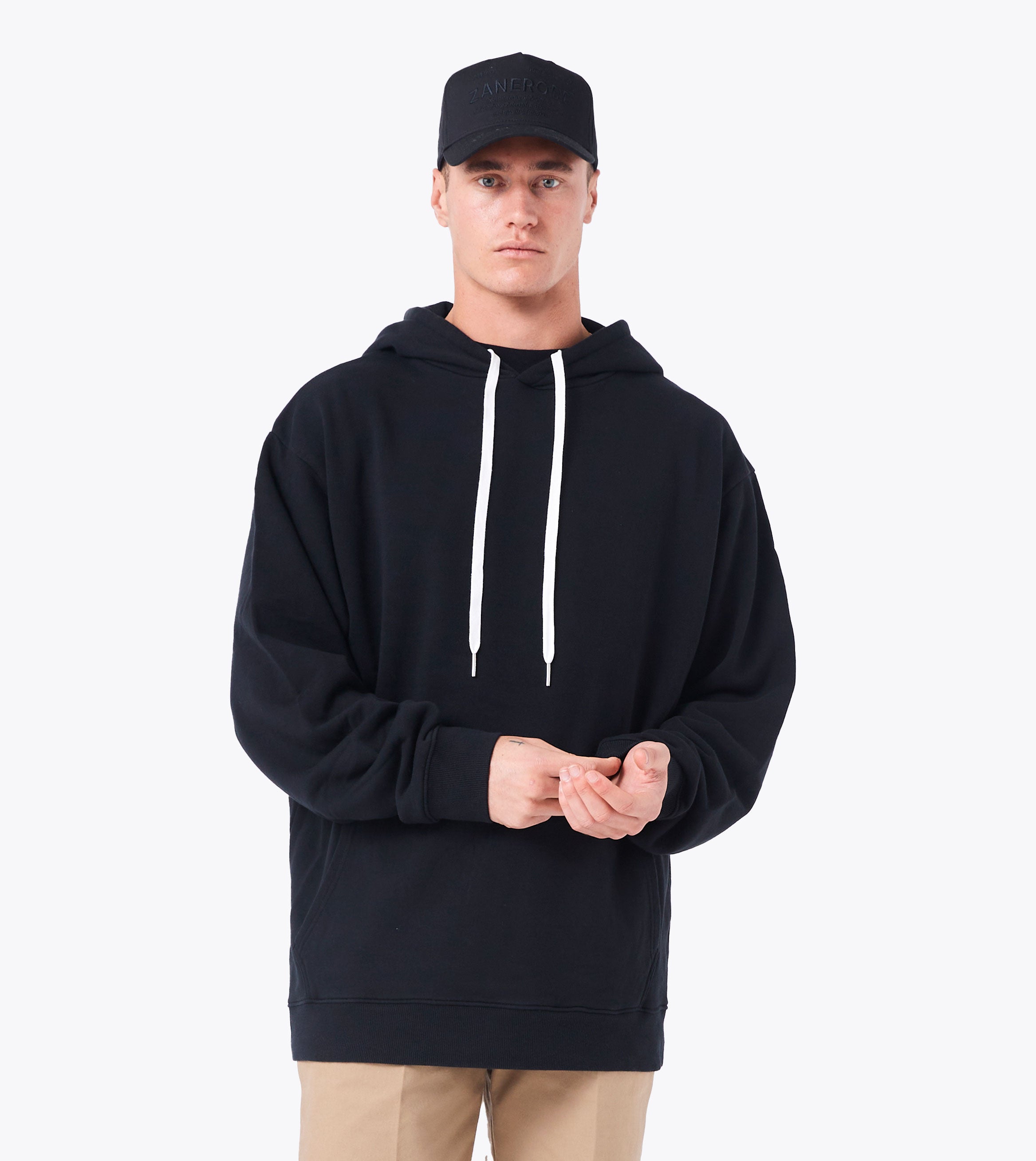 Label Orgo Hood Sweat Black