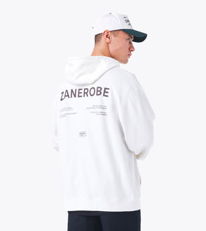 Label Orgo Hood Sweat Vintage White