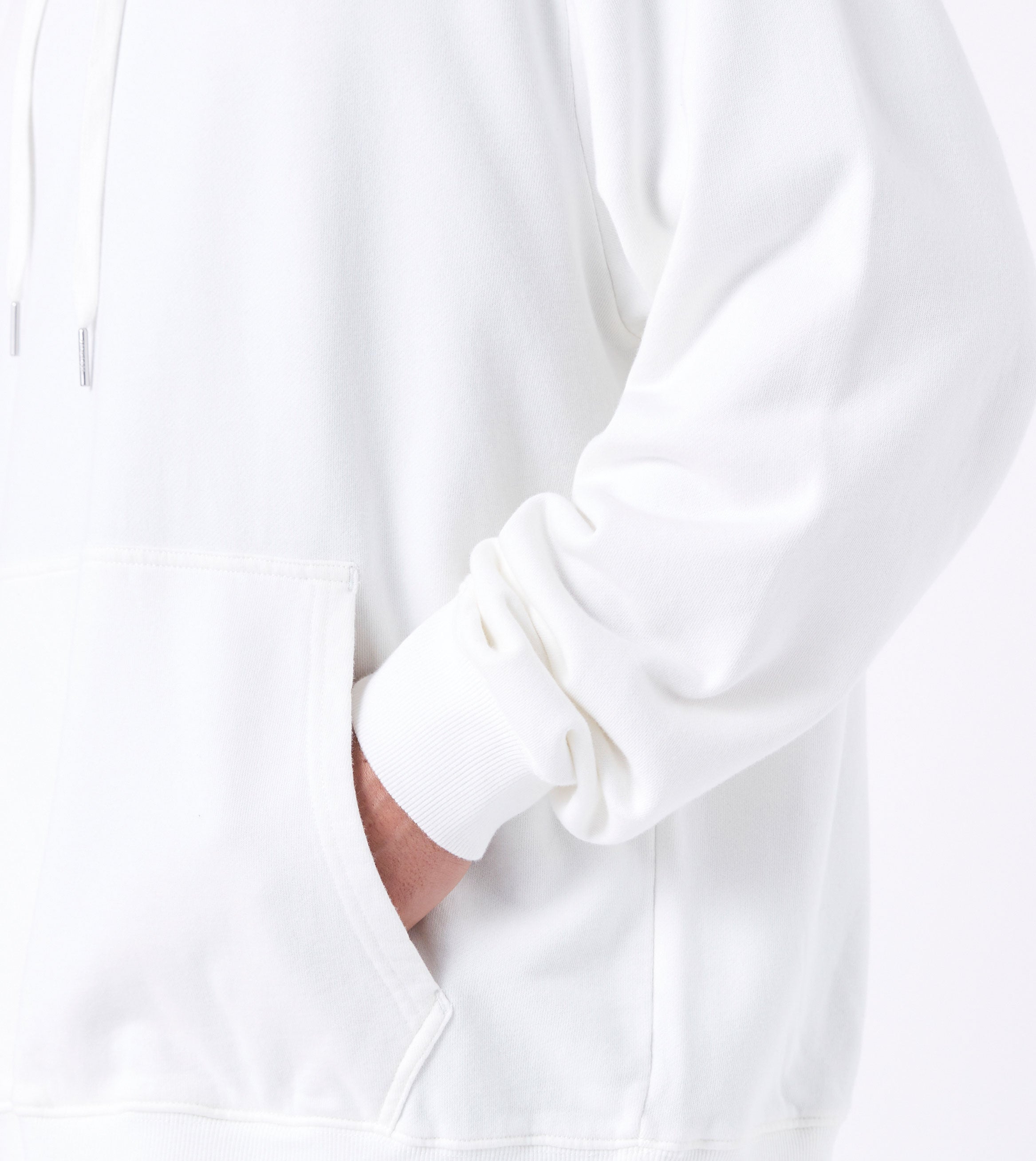 Label Orgo Hood Sweat Vintage White