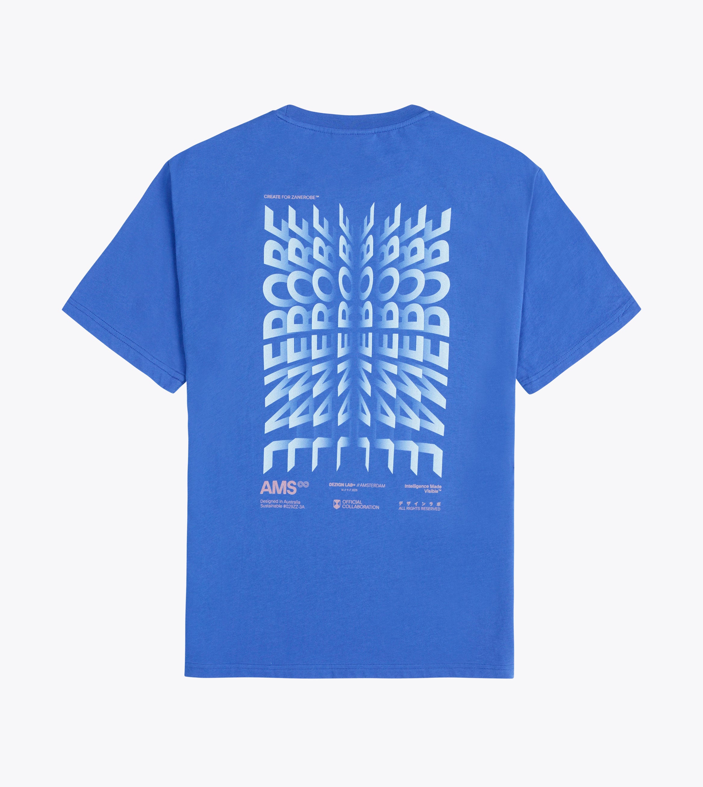 Mirror Box Tee Cobalt Blue