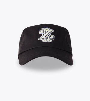 Monogram Snapback Black