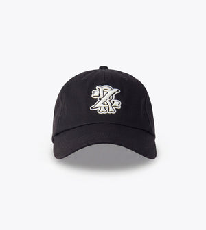 Monogram Snapback Black