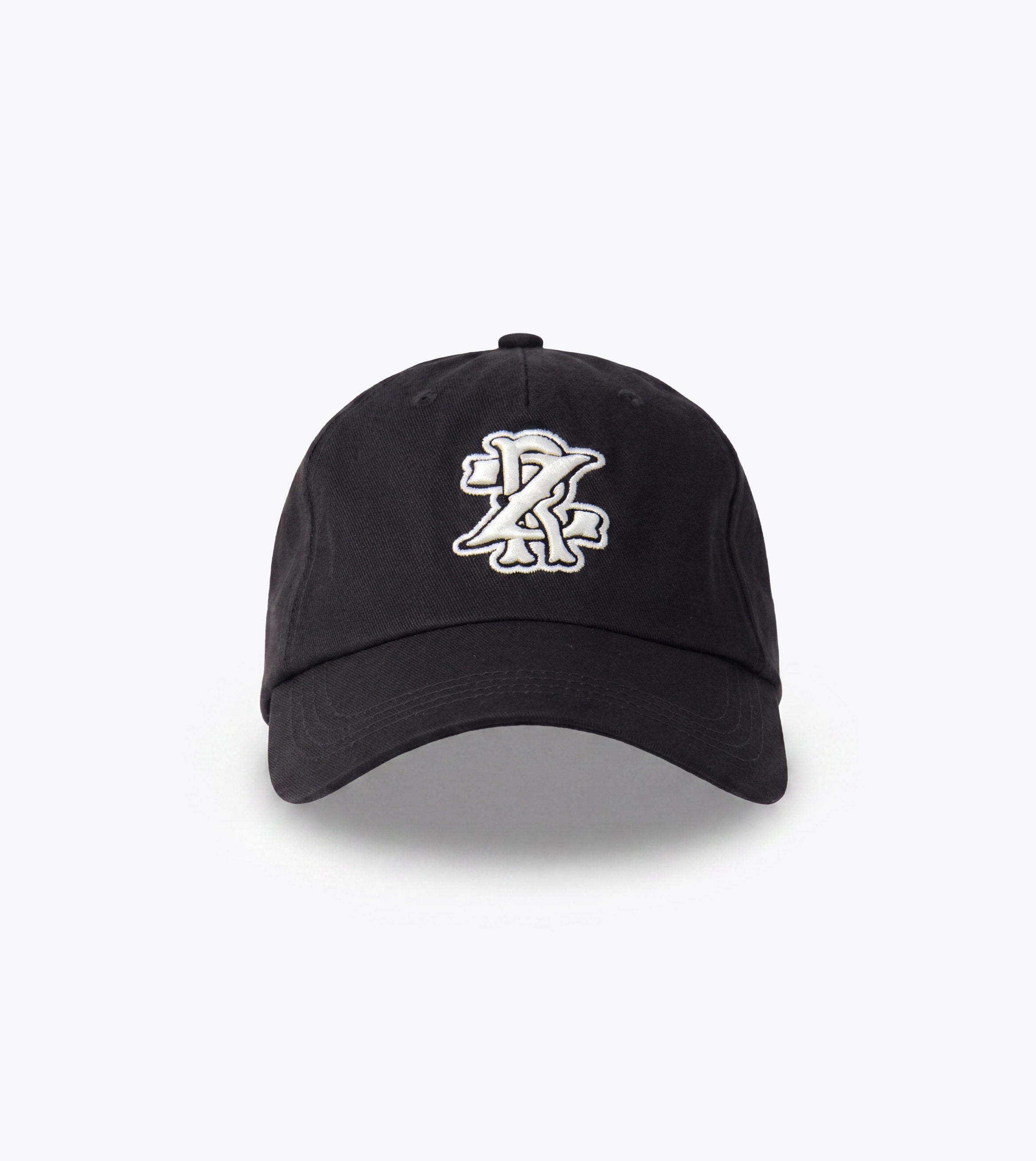 Monogram Snapback Black