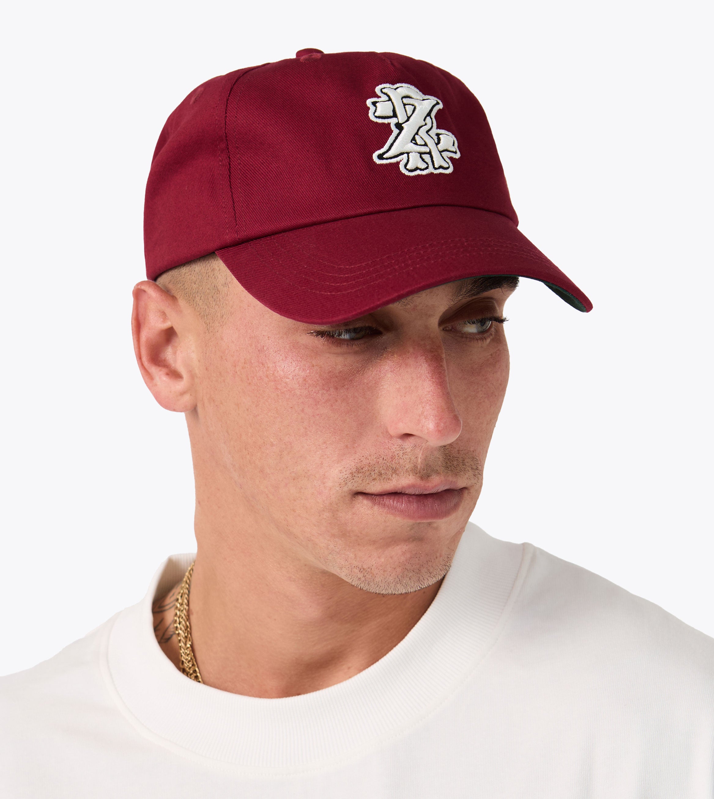 Monogram Snapback Cherry