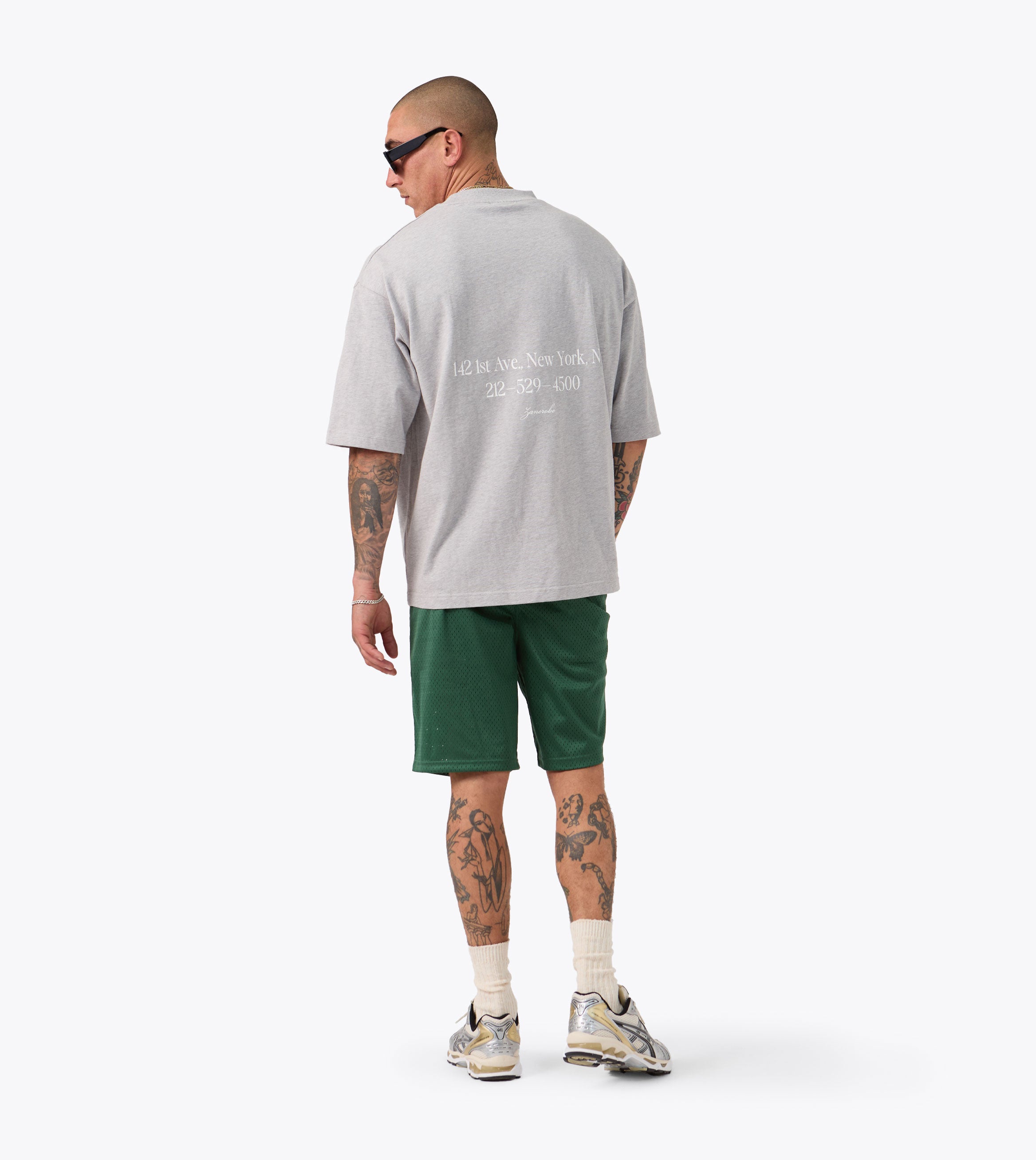 NY Flow Tee Grey Marle