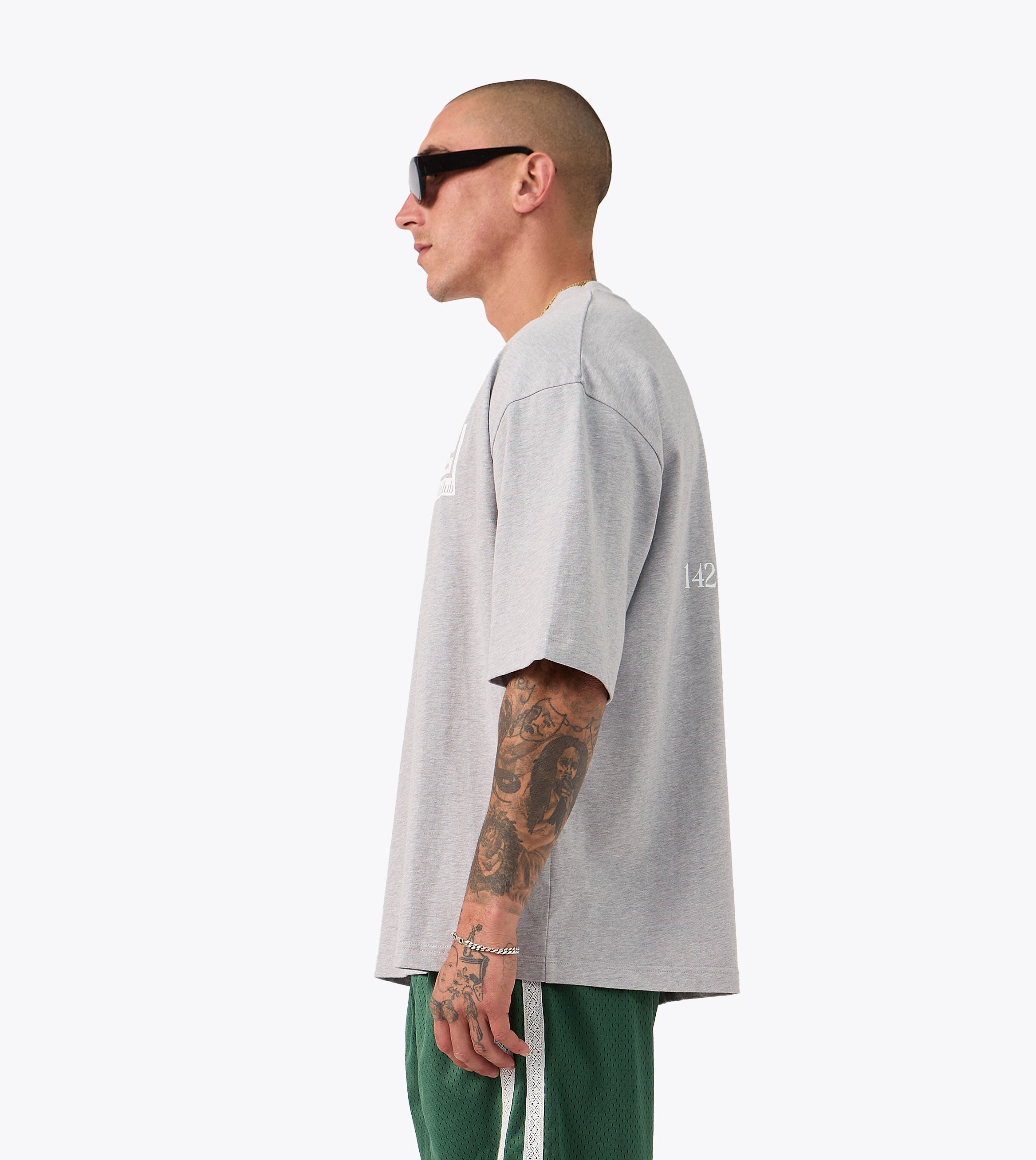 NY Flow Tee Grey Marle