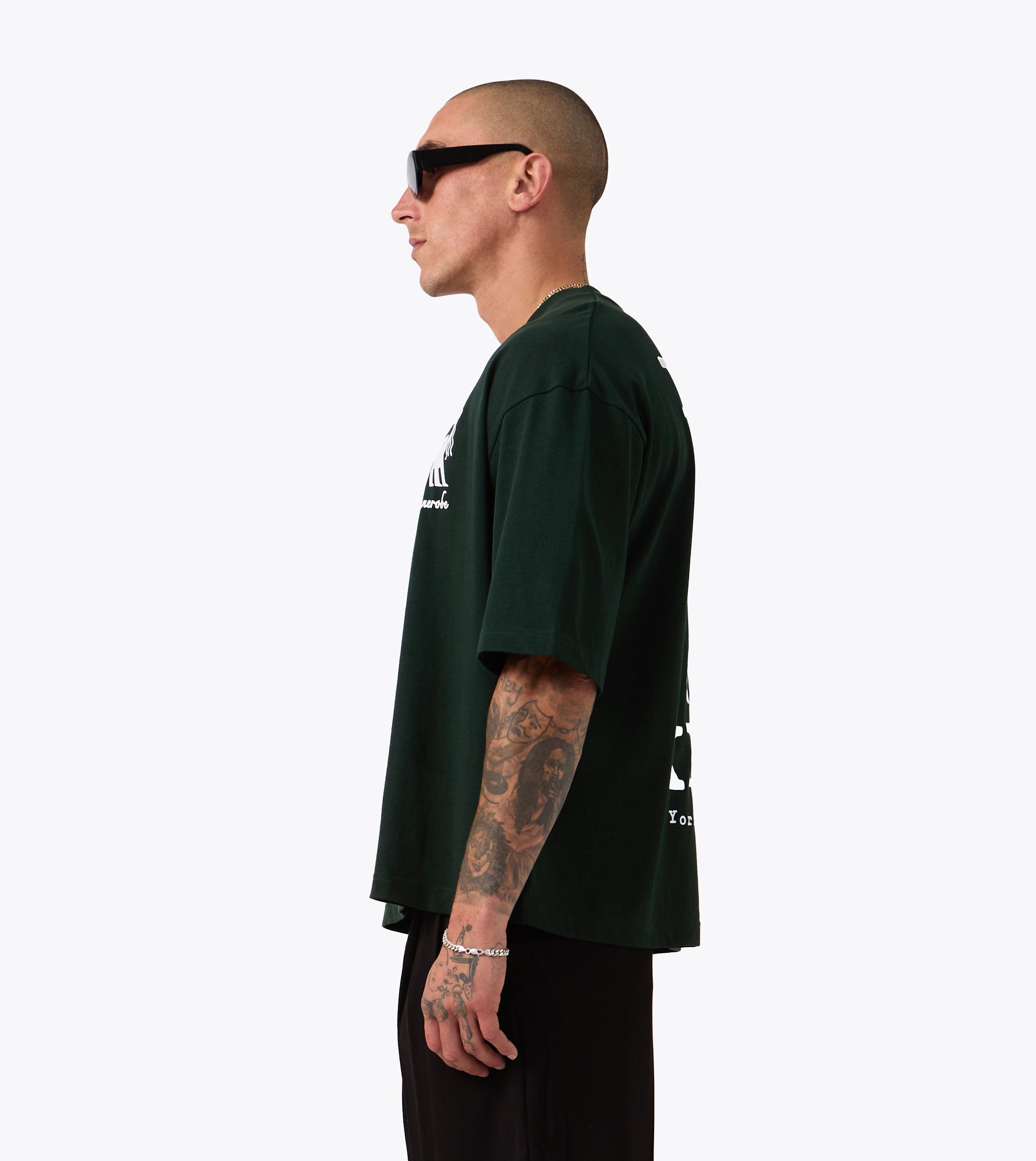 Pasta Kings Flow Crop Tee Forest