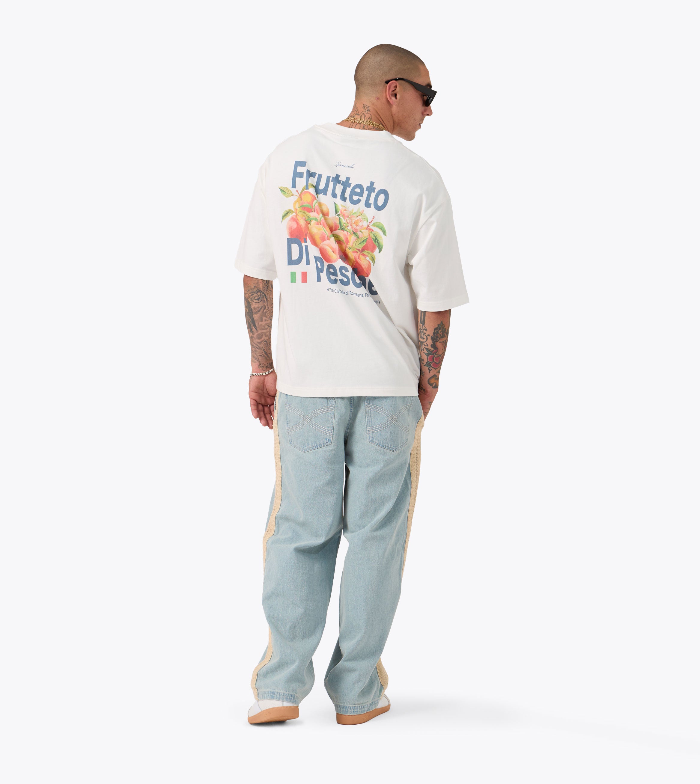 Pesche Flow Tee Vintage White