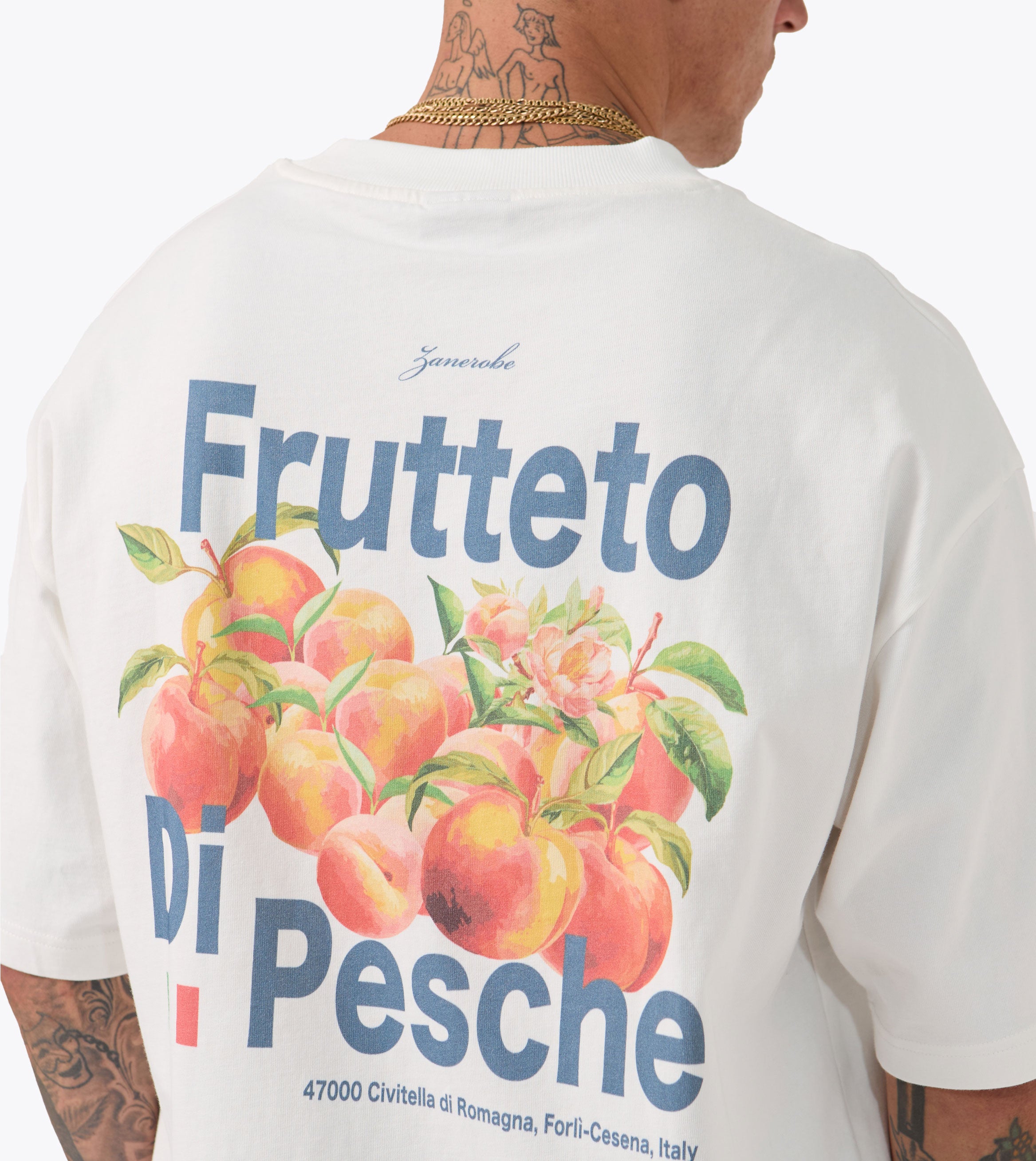 Pesche Flow Tee Vintage White