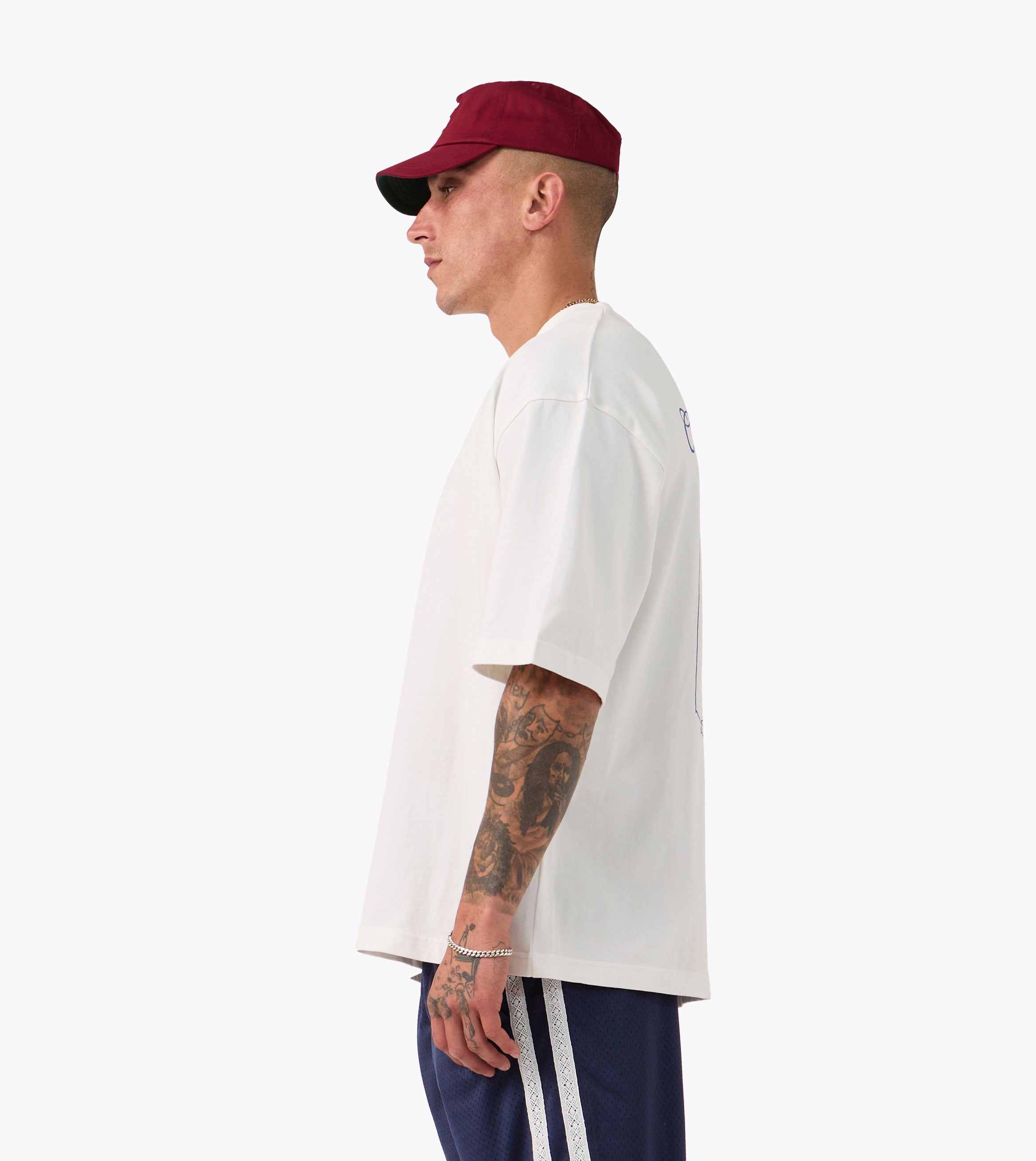 Piano Flow Tee Vintage White