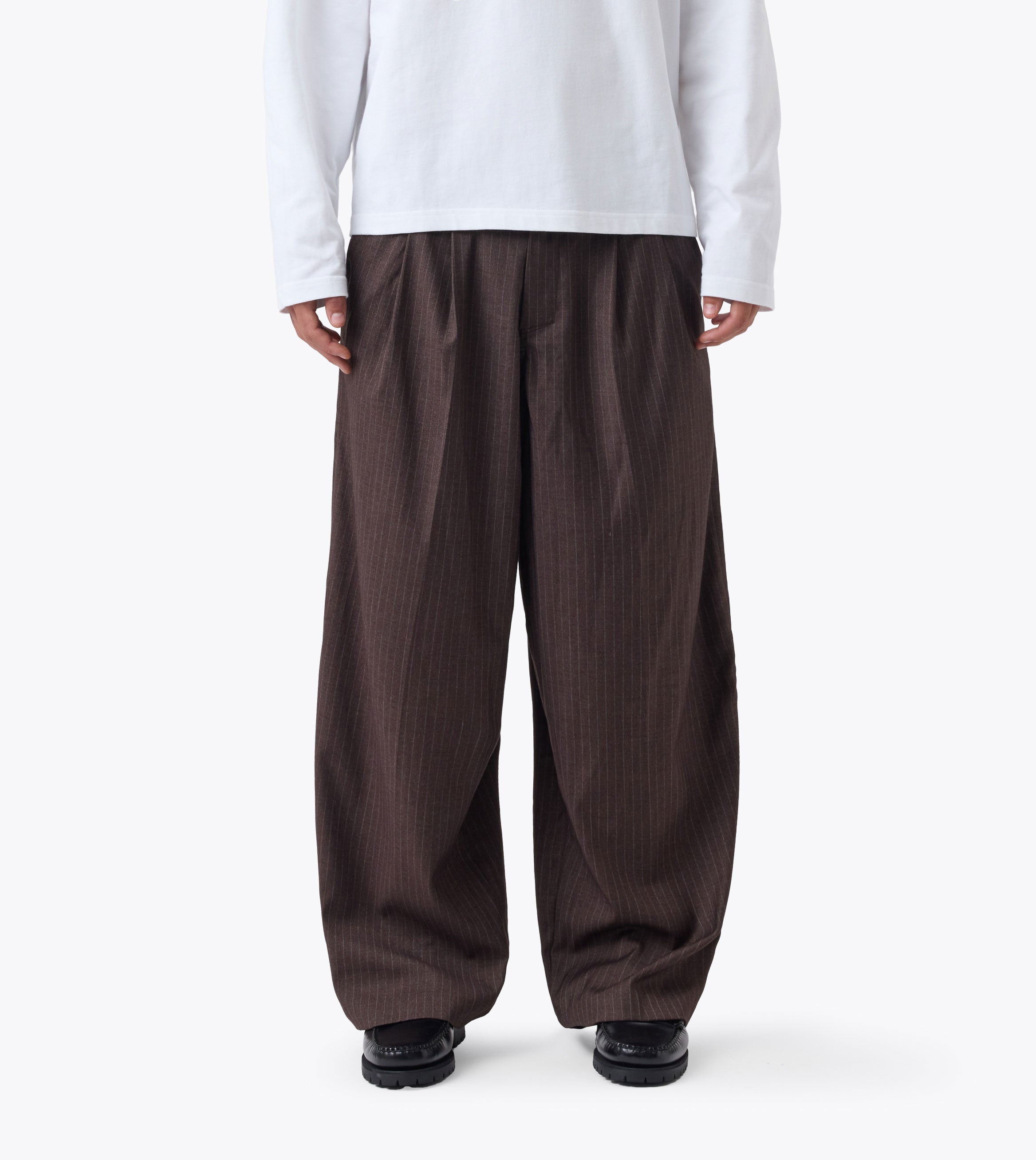 Pinstripe Mega Pant Choc Stripe