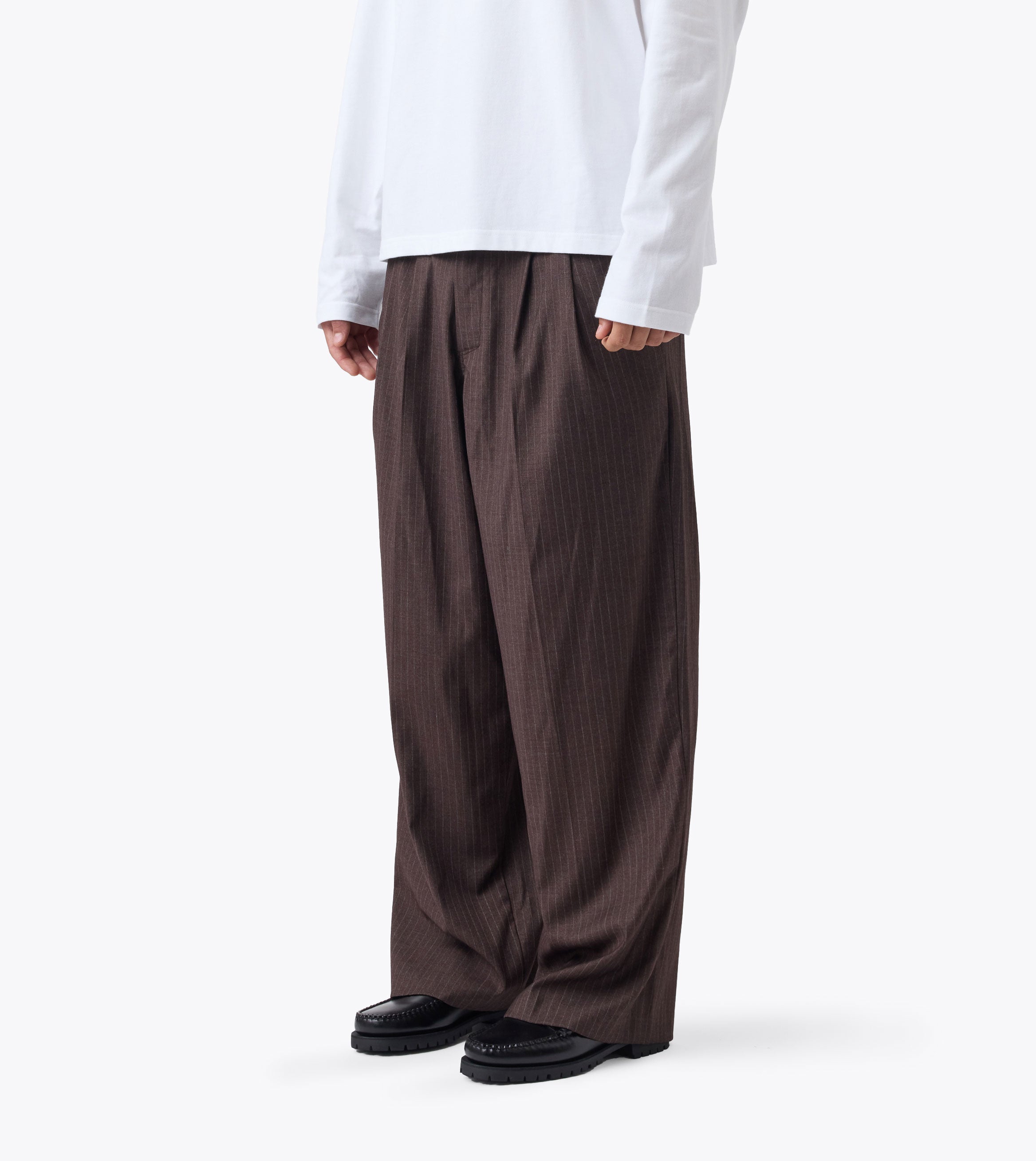 Pinstripe Mega Pant Choc Stripe