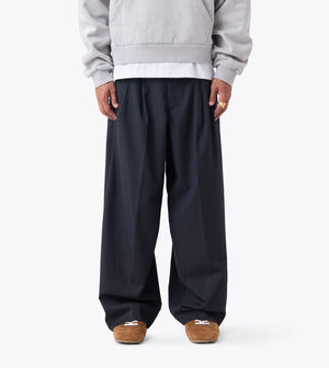 Pinstripe Mega Pant Navy