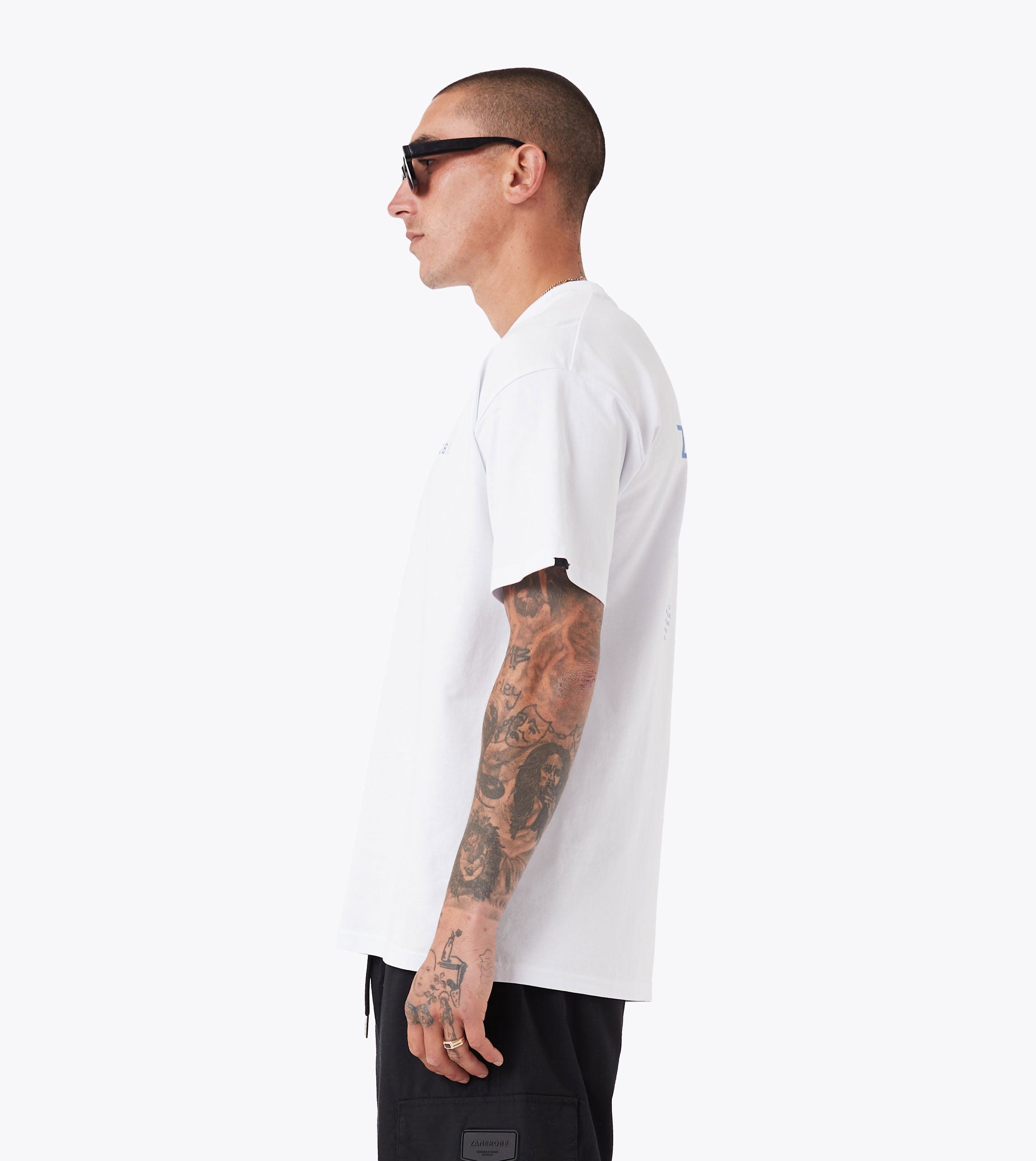 Rainbow Box Tee White