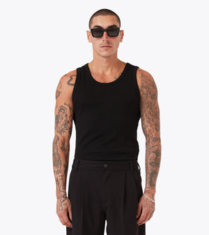 Rib Tank Black