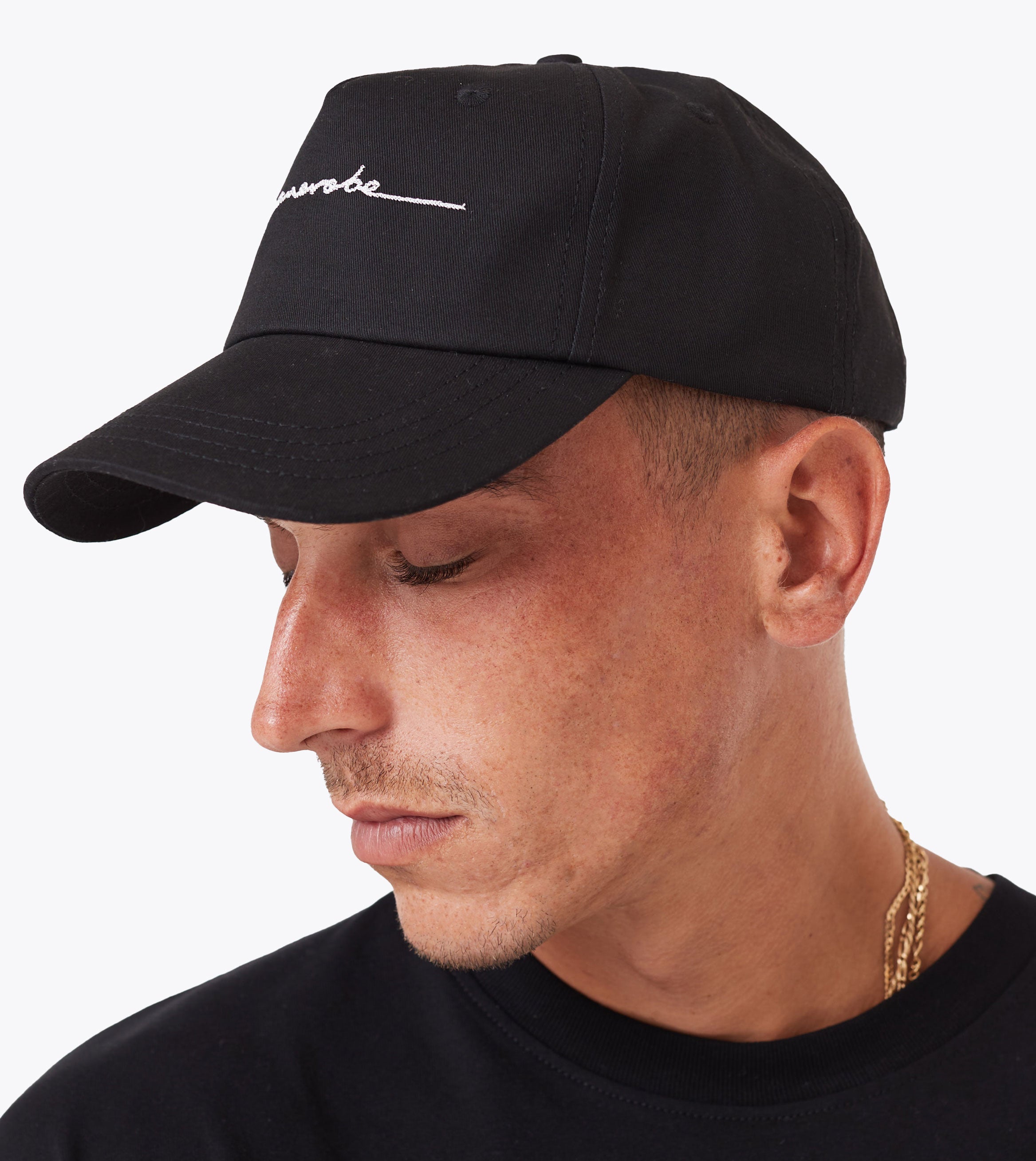 Script Snapback Black