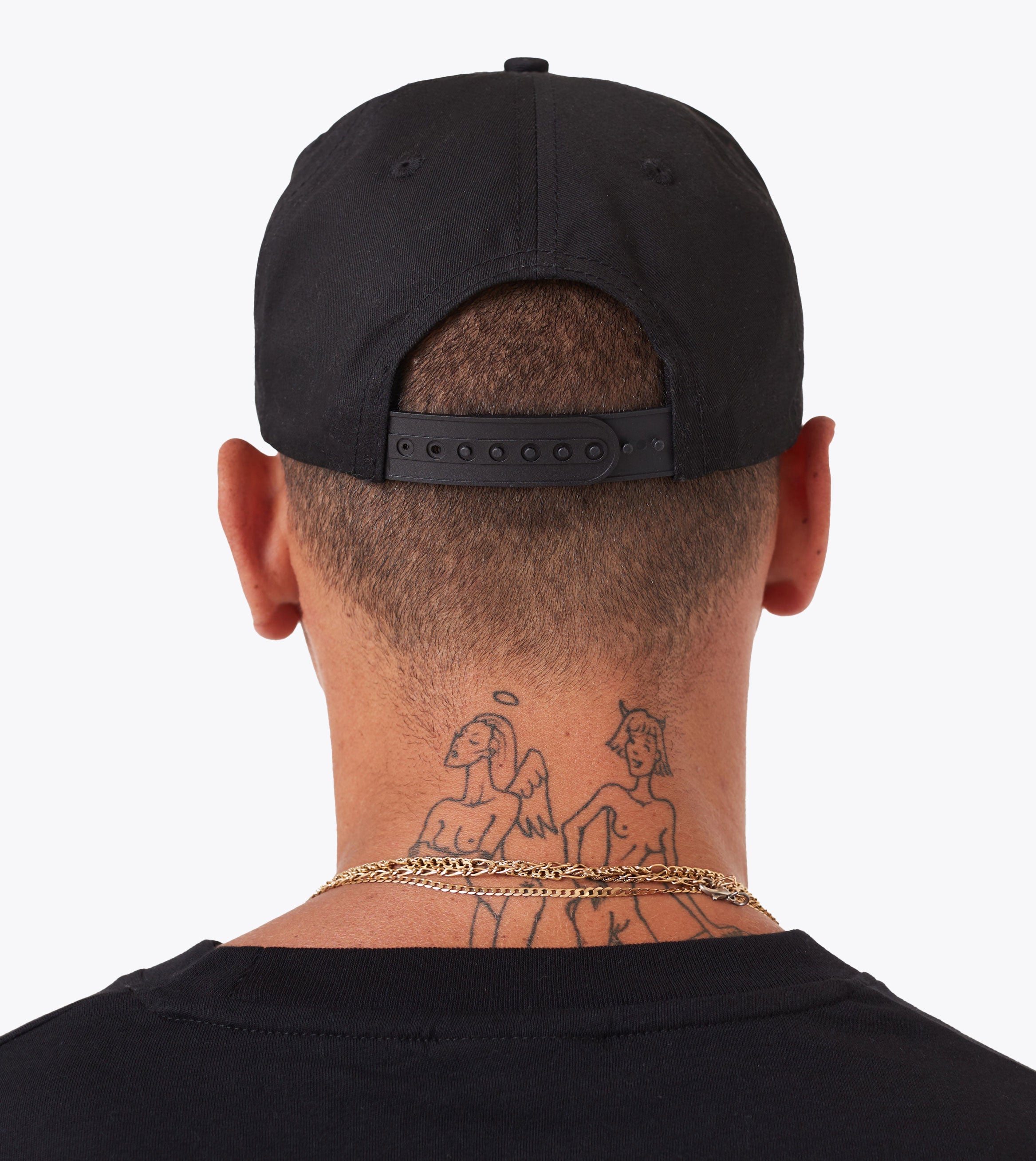 Script Snapback Black