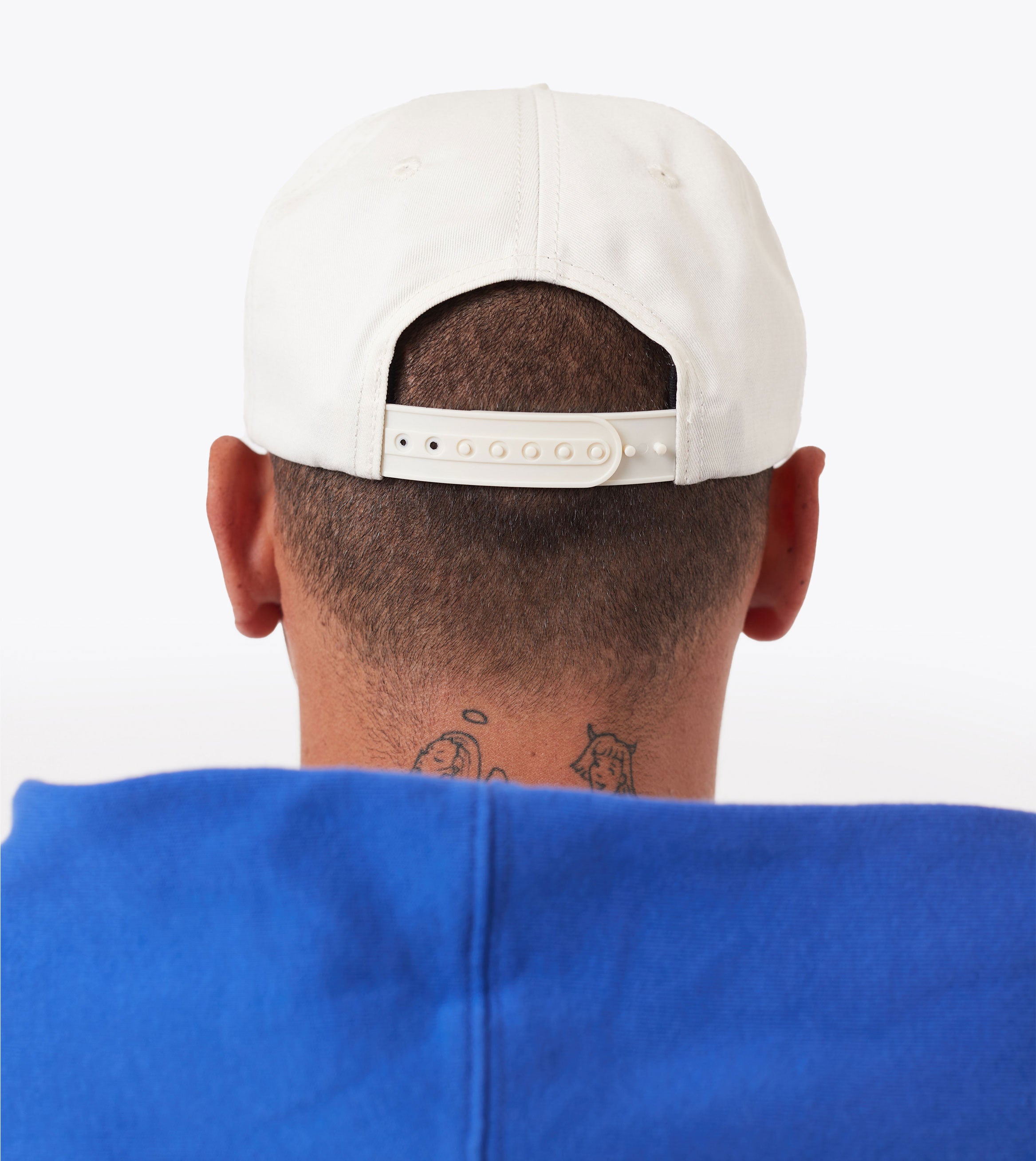 Script Snapback Vintage White